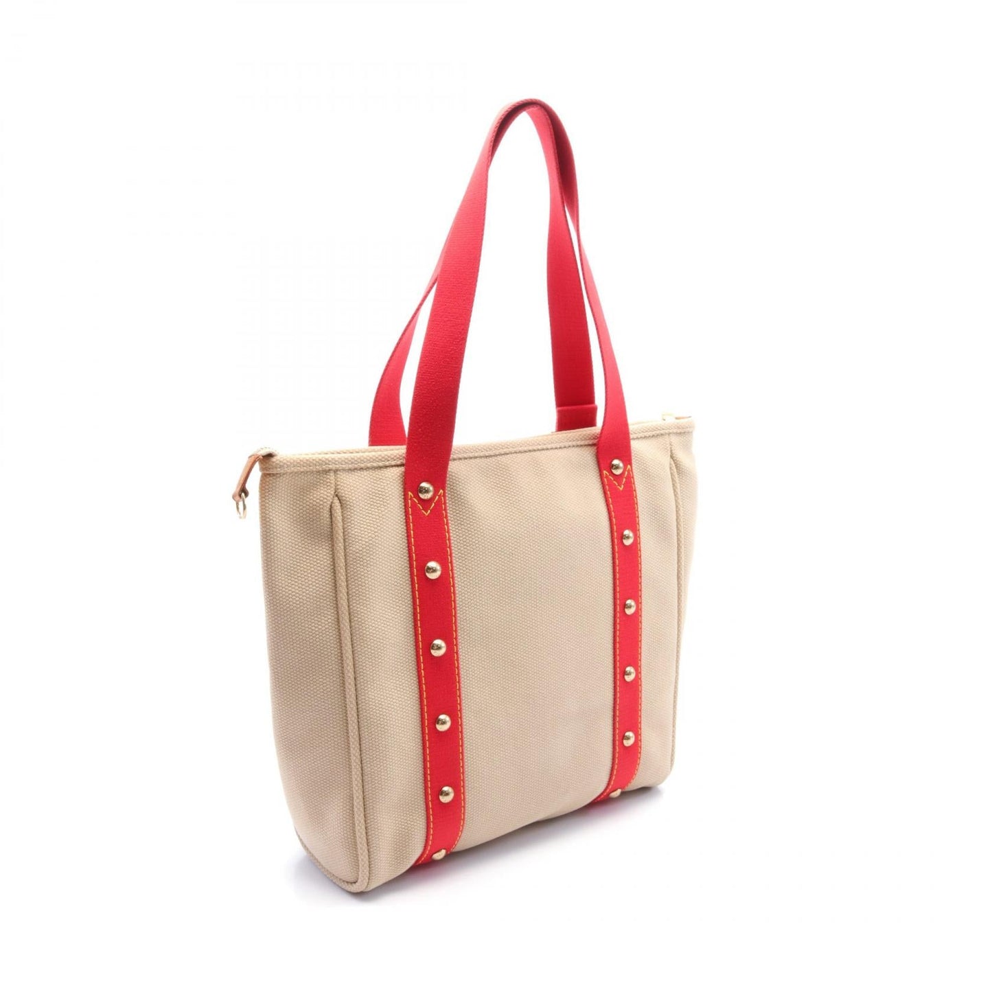 Louis Vuitton Antigua Canvas Leather Tote Bag M40035