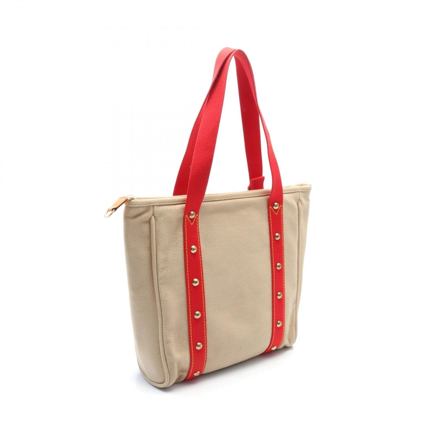 Louis Vuitton Antigua Canvas Leather Tote Bag M40035