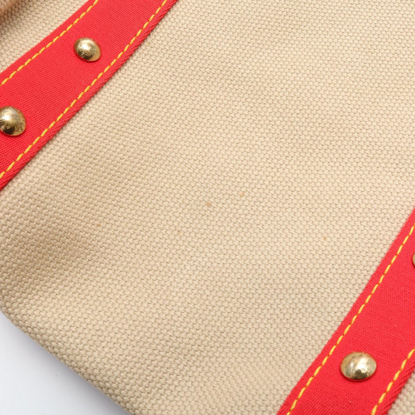 Louis Vuitton Antigua Canvas Leather Tote Bag M40035