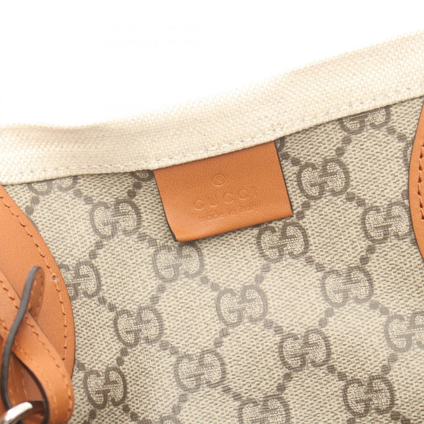 Luxury Gucci Trending 2025 Canvas Leather Print Tote Bag