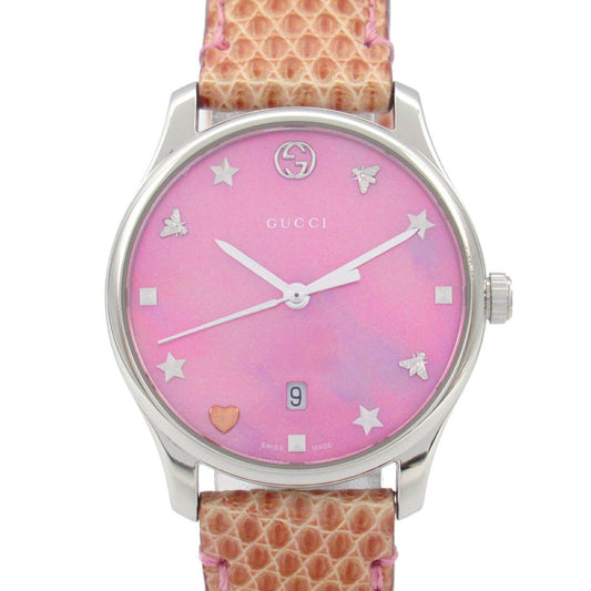 Luxury Gucci Trending 2025 G-Timeless Watch Stainless Steel Lizard Leather