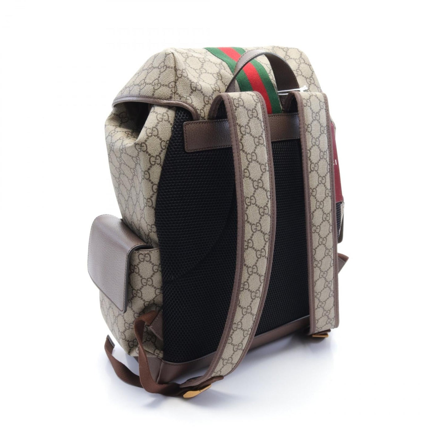 Luxury Gucci Trending 2025 Ophidia GG Supreme Backpack PVC Canvas Leather