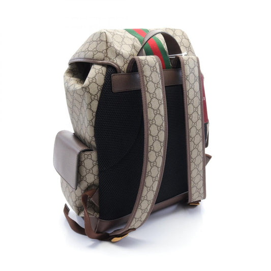 Luxury Gucci Trending 2025 Ophidia GG Supreme Backpack PVC Canvas Leather