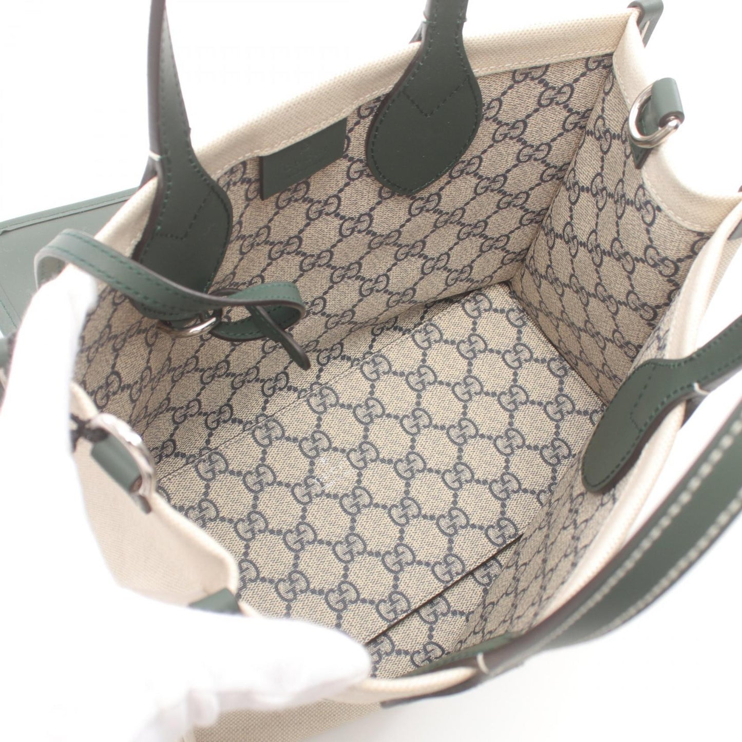 Luxury Gucci Trending 2025 Canvas Leather Mini Tote Bag