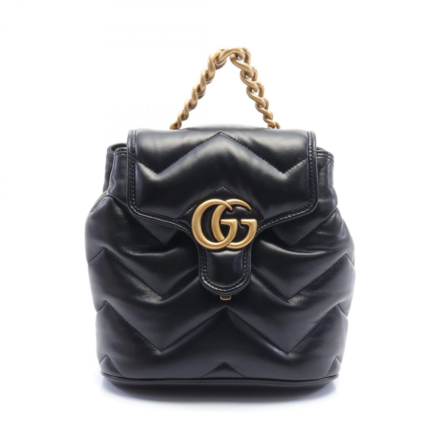 Luxury Gucci Trending 2025 Leather GG Marmont Mini Backpack