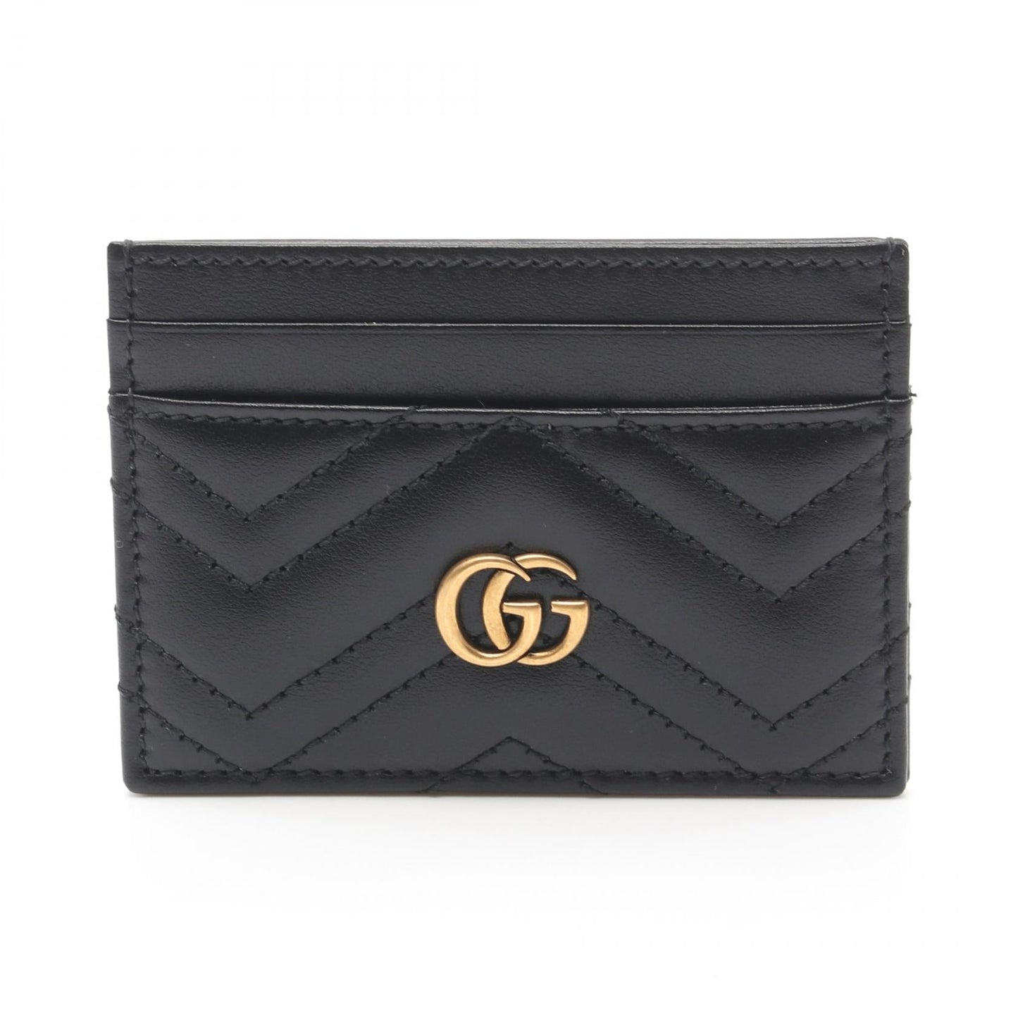 Luxury Gucci Trending 2025 GG Marmont Leather Card Case