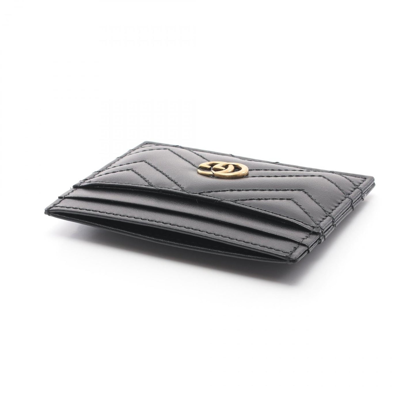 Luxury Gucci Trending 2025 GG Marmont Leather Card Case