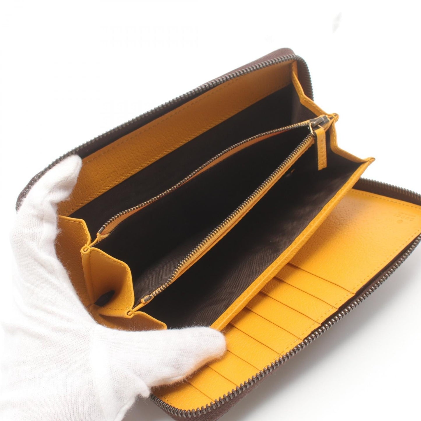 Luxury Gucci Trending 2025 GG Supreme Round Wallet PVC Leather