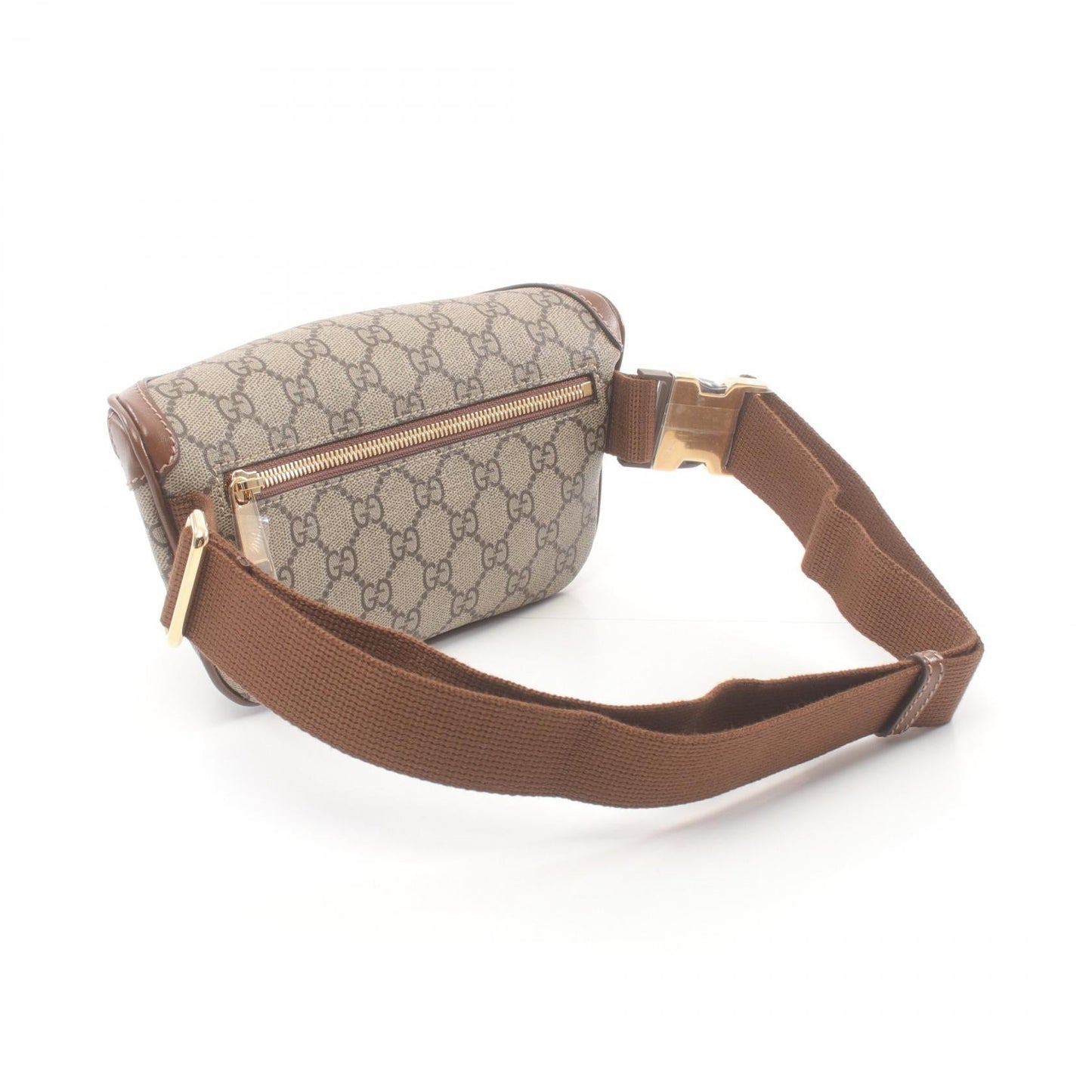 Luxury Gucci Trending 2025 Interlocking G Belt Bag PVC Canvas Leather