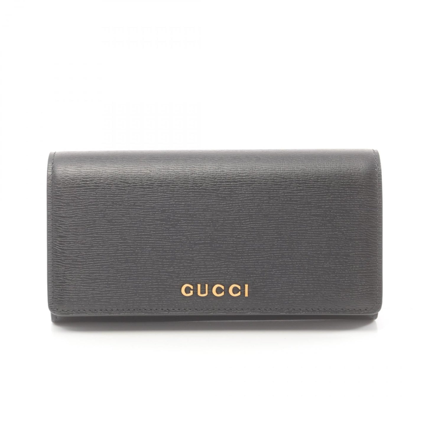 Luxury Gucci Trending 2025 Leather Script Bifold Long Wallet