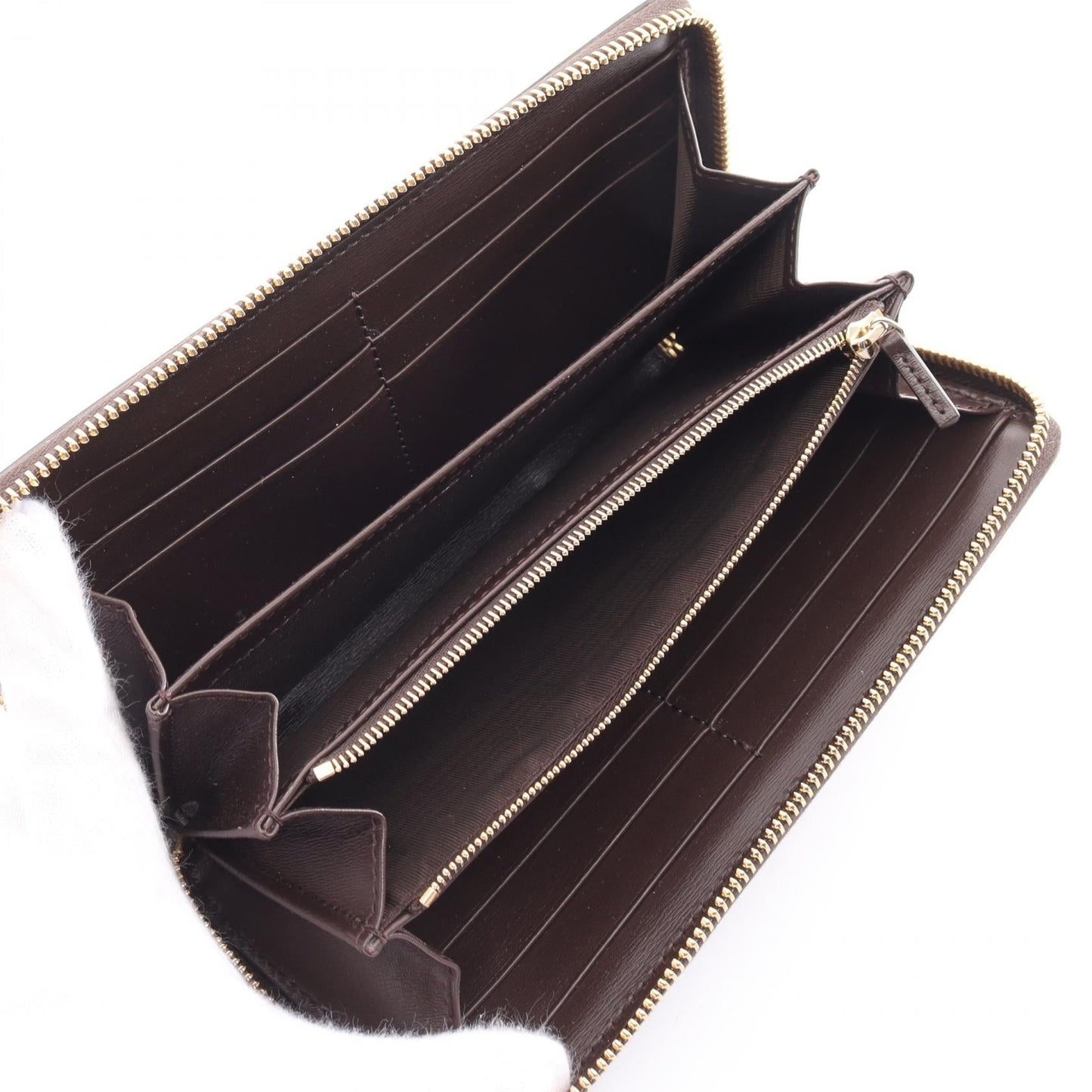 Luxury Gucci Trending 2025 Luce GG Canvas Leather Long Wallet