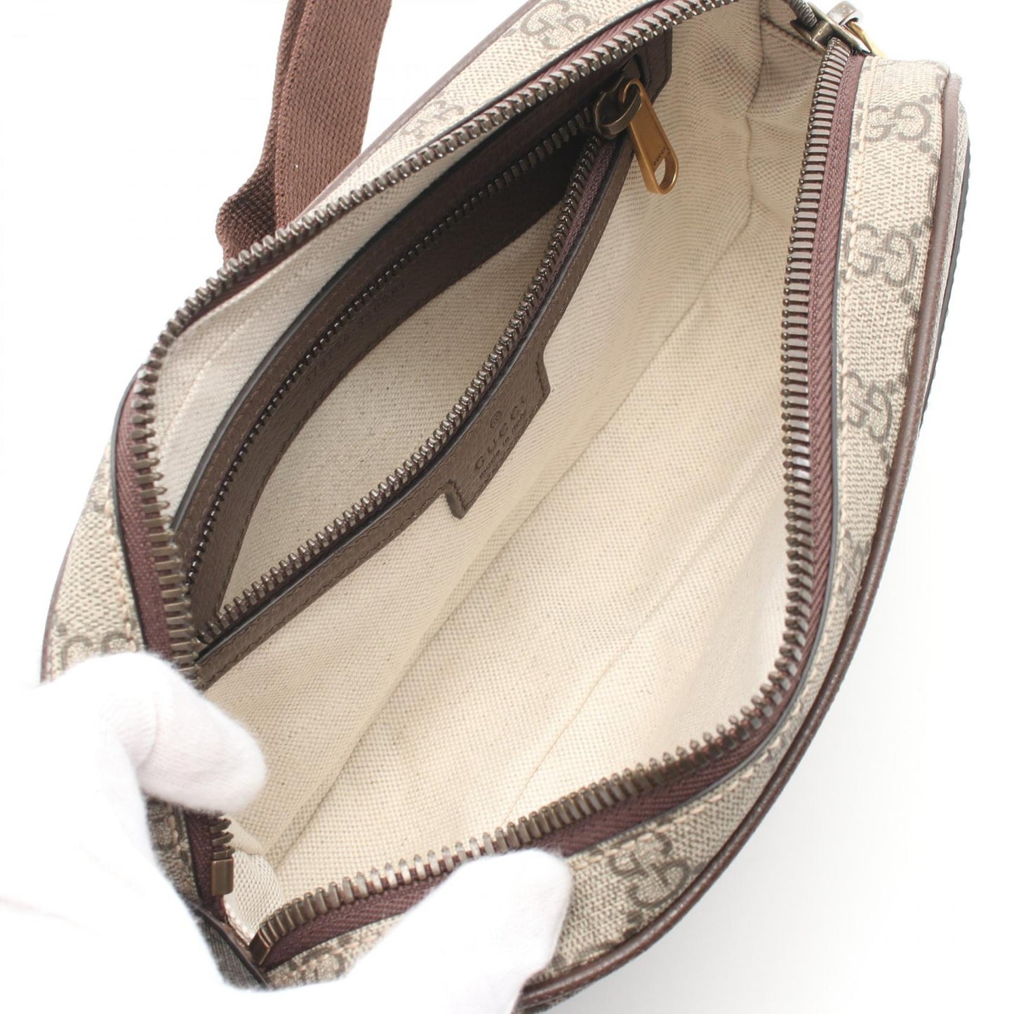 Luxury Gucci Trending 2025 Ophidia GG Supreme Waist Bag PVC Canvas
