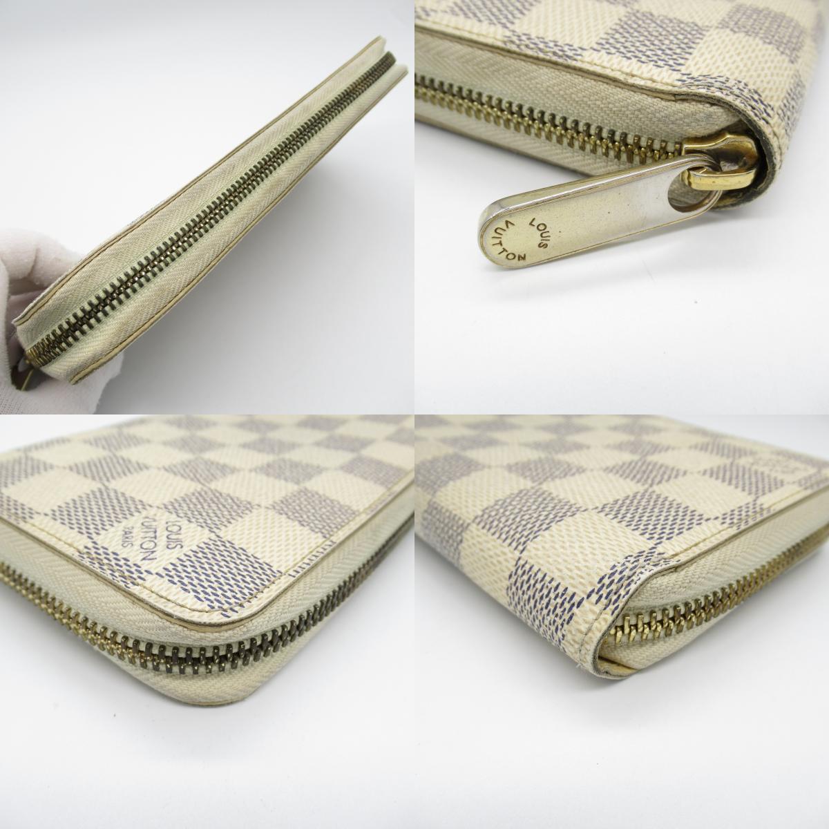 Louis Vuitton Zippy Wallet Damier Azur Ivory N60019