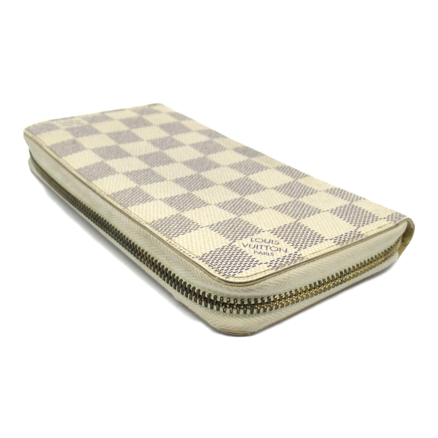 Louis Vuitton Zippy Wallet Damier Azur Ivory N60019