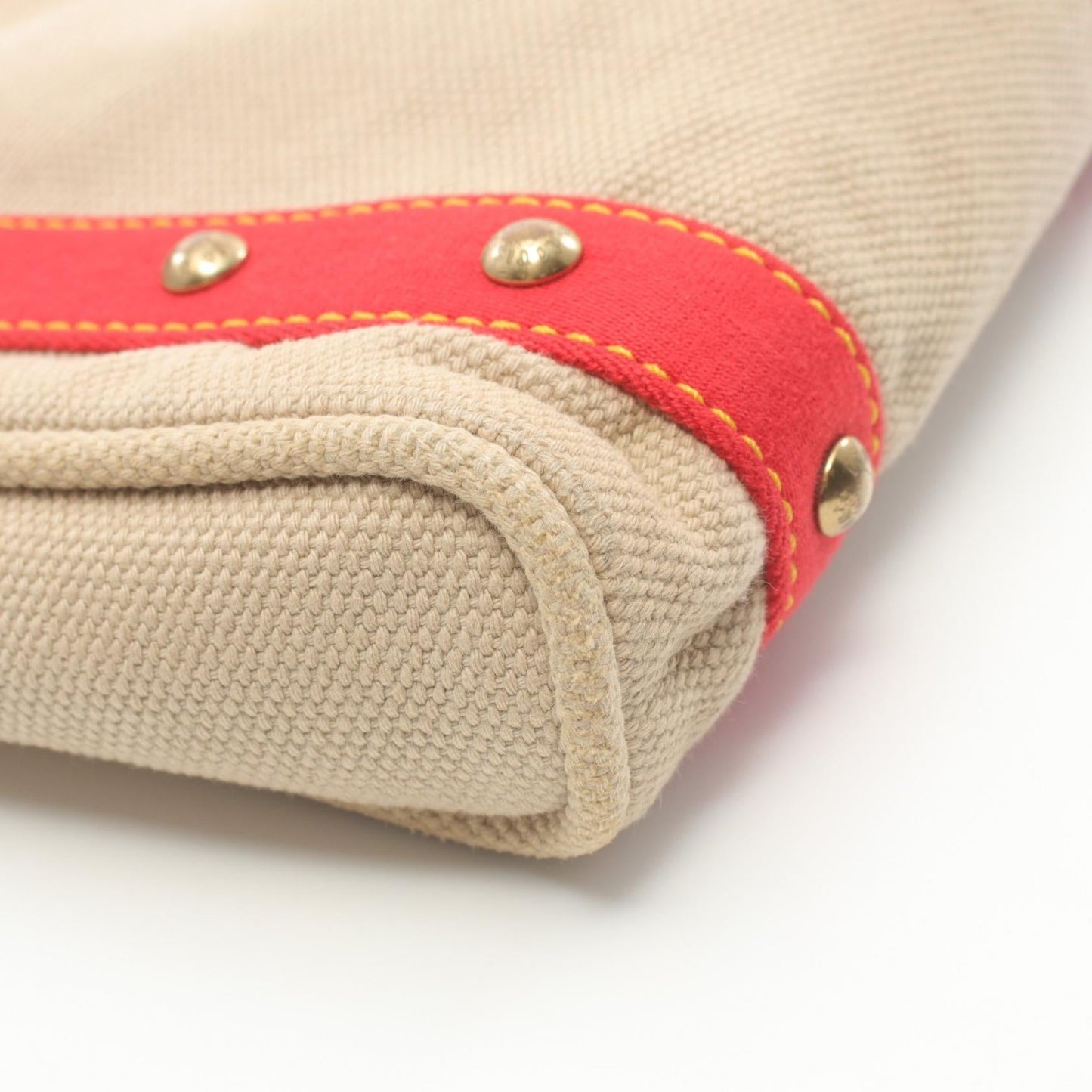 Louis Vuitton Antigua Canvas Leather Tote Bag M40038