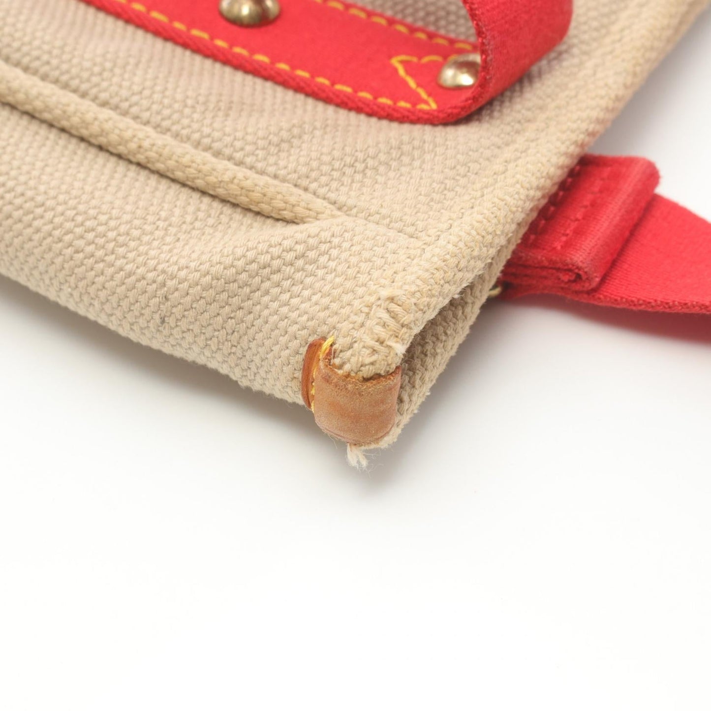 Louis Vuitton Antigua Canvas Leather Tote Bag M40038