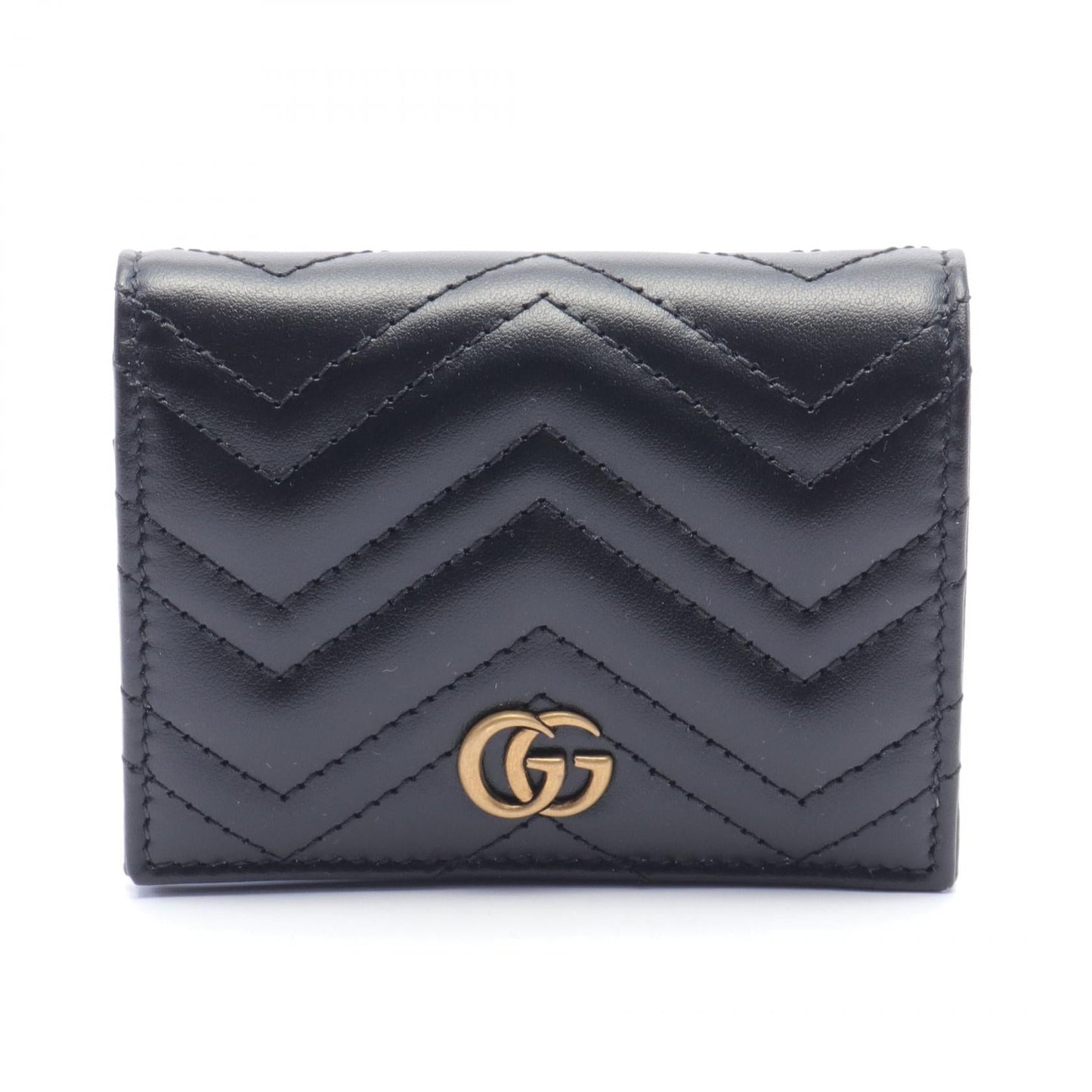Luxury Gucci Trending 2025 GG Marmont Leather Wallet Black