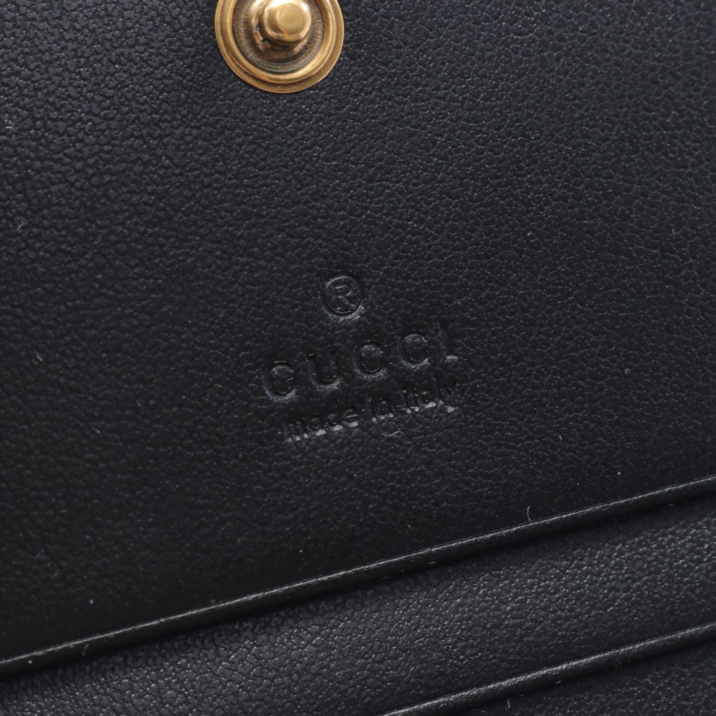 Luxury Gucci Trending 2025 GG Marmont Leather Wallet Black