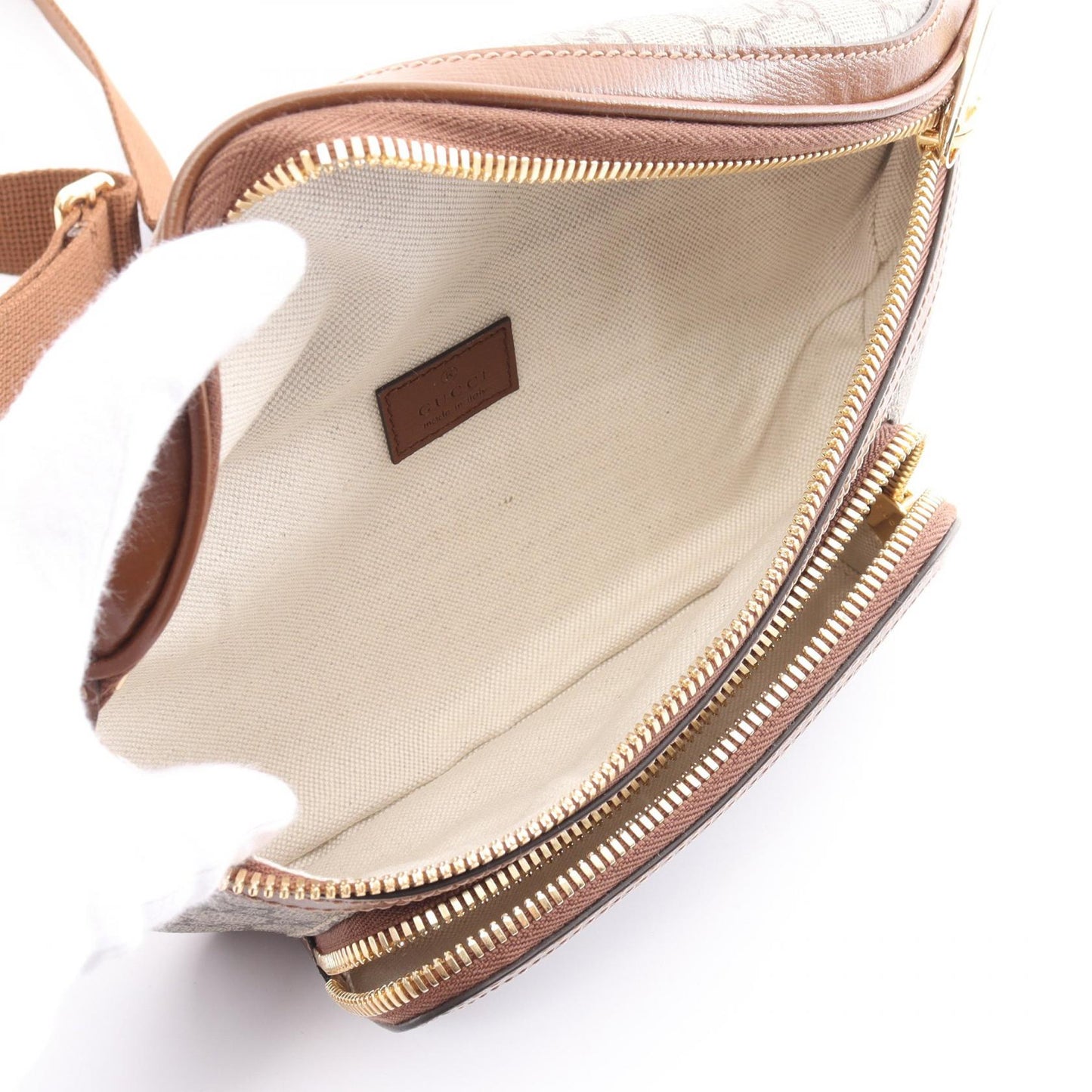 Luxury Gucci Trending 2025 GG Supreme Large Belt Bag Body Bag