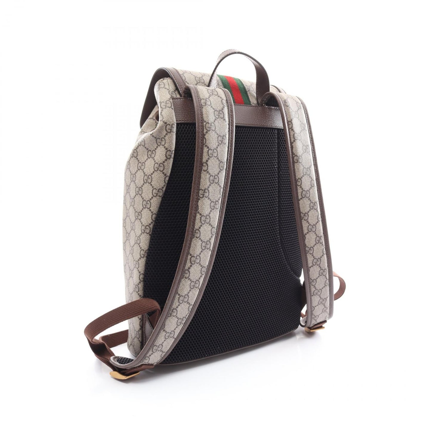 Luxury Gucci Trending 2025 Ophidia GG Supreme Backpack PVC Canvas Leather