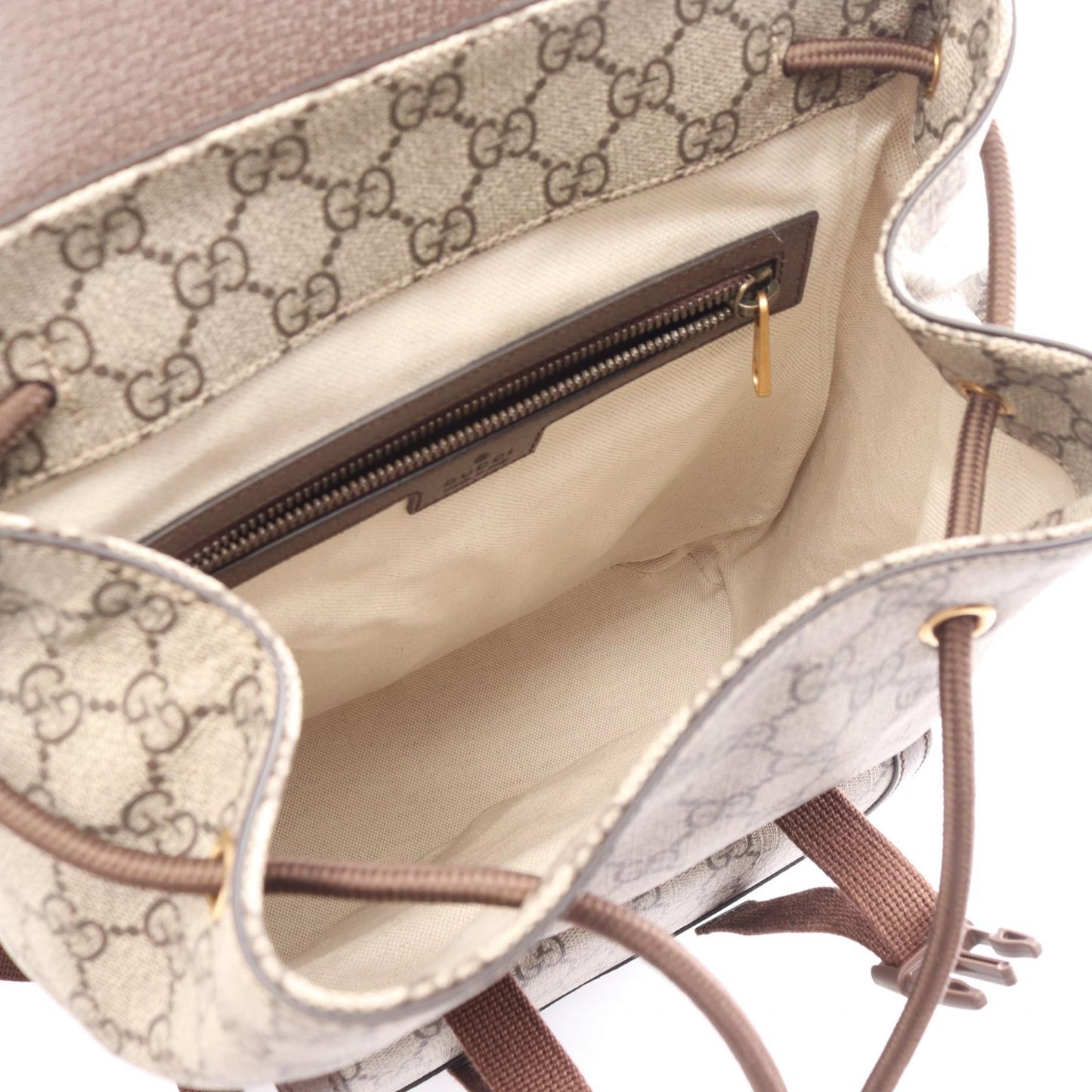 Luxury Gucci Trending 2025 Ophidia GG Supreme Backpack PVC Canvas Leather