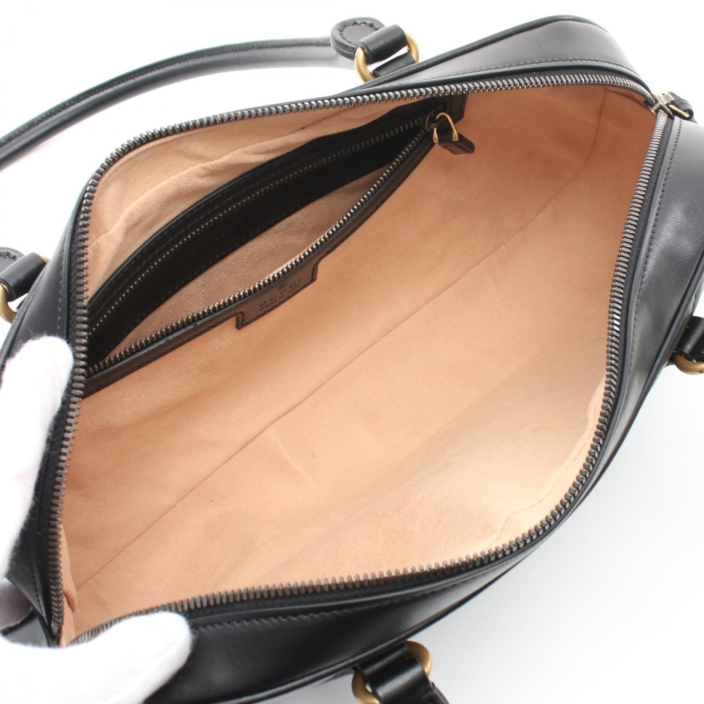 Luxury Gucci Trending 2025 GG Marmont Medium Leather Tote Bag