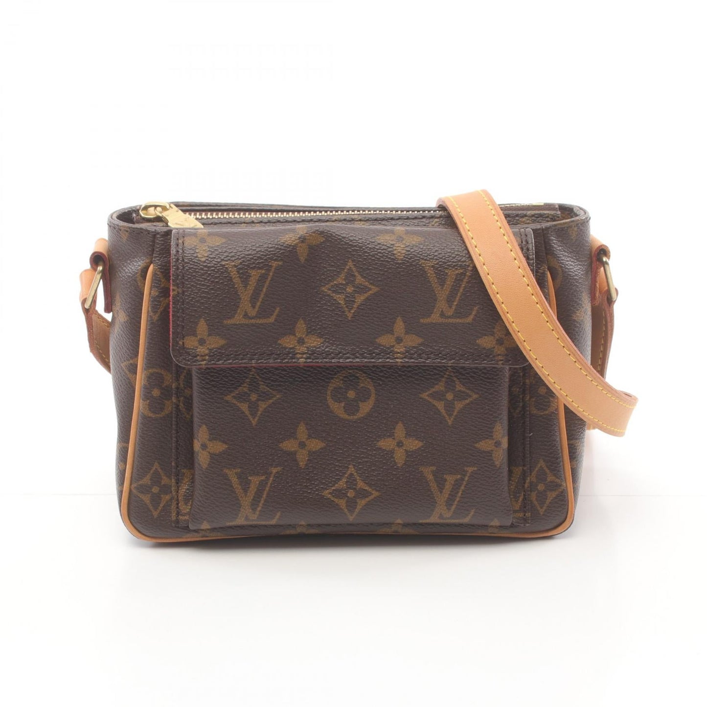 Louis Vuitton Vivacite PM Shoulder Bag Brown M51165