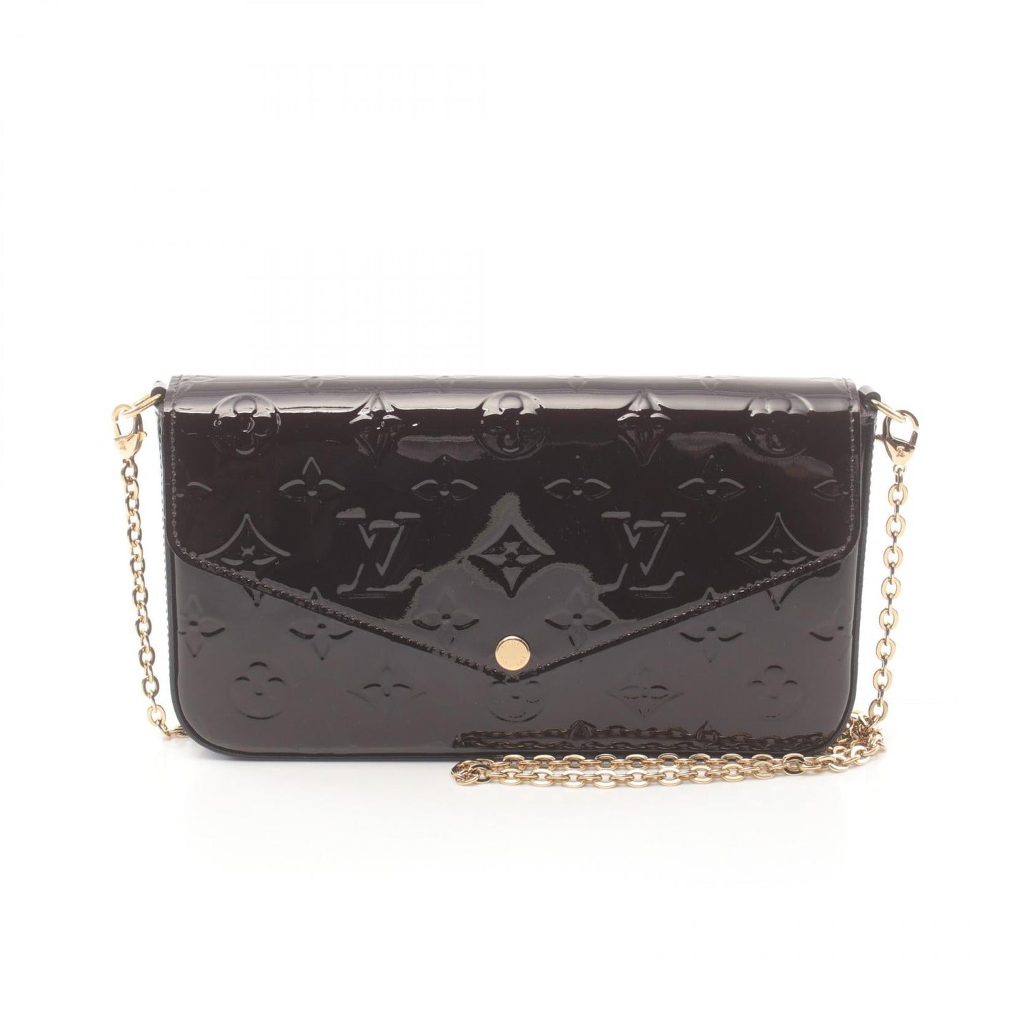 Louis Vuitton Vernis Leather Pochette Felicie Bag
