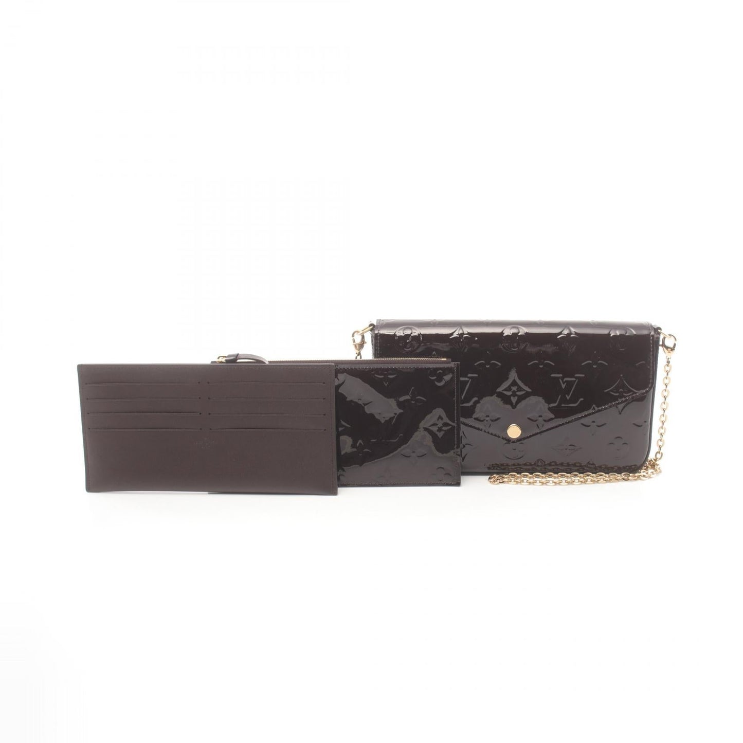 Louis Vuitton Vernis Leather Pochette Felicie Bag