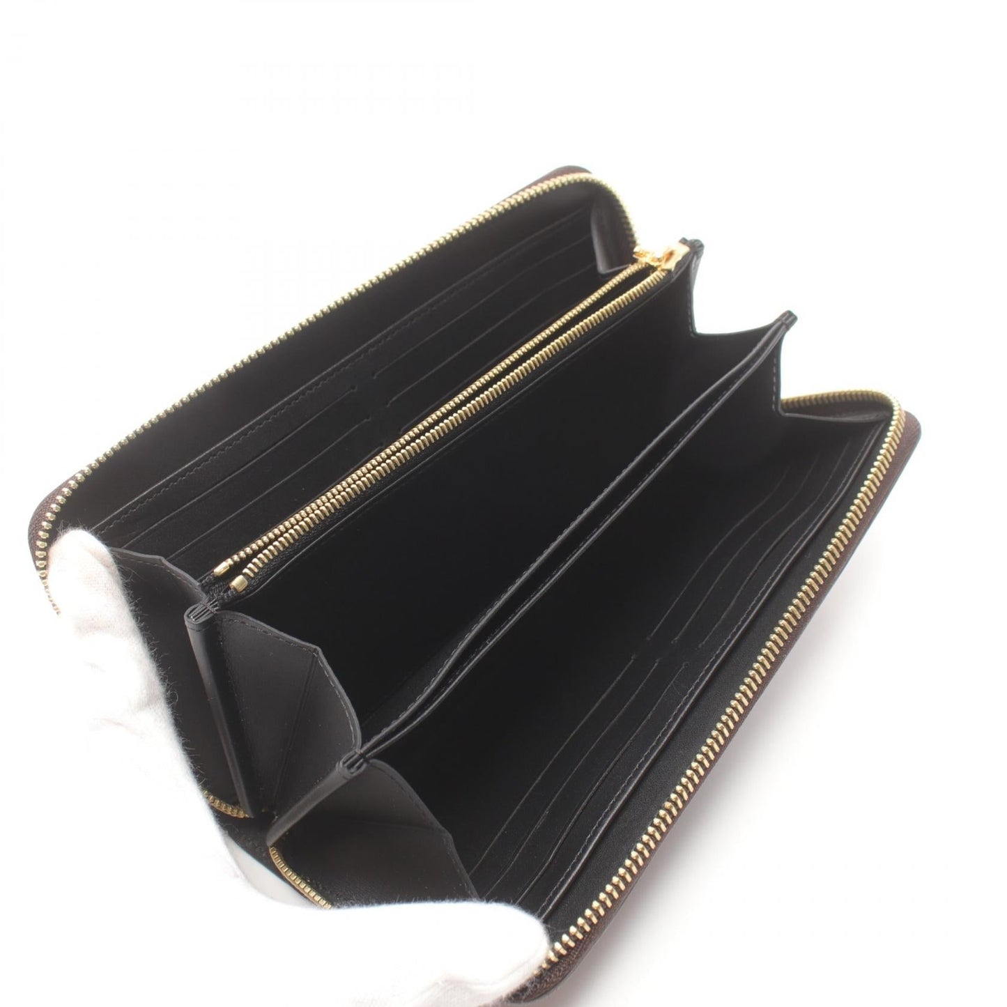 Louis Vuitton Damier Trunk Zippy Wallet  Canvas Long Wallet M63490 in Great Condition
