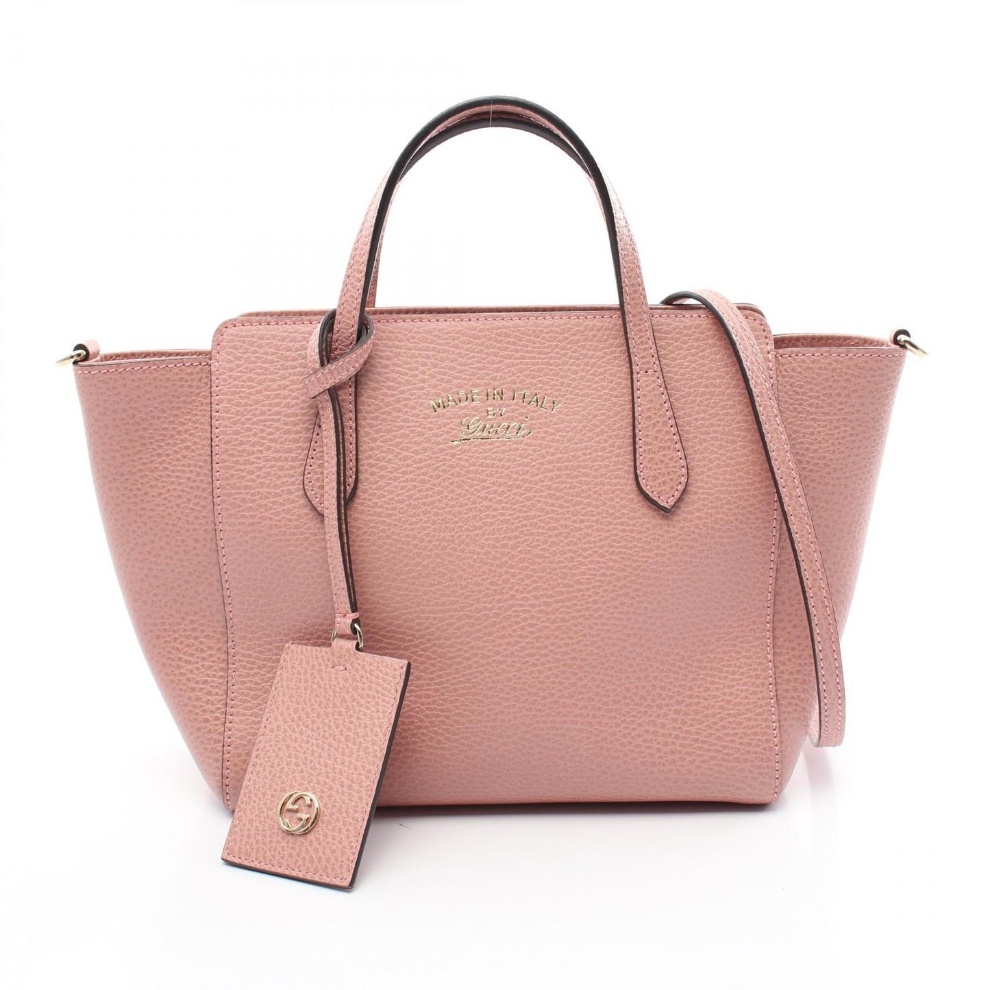 Luxury Gucci Trending 2025 Swing Mini Leather Handbag Pink