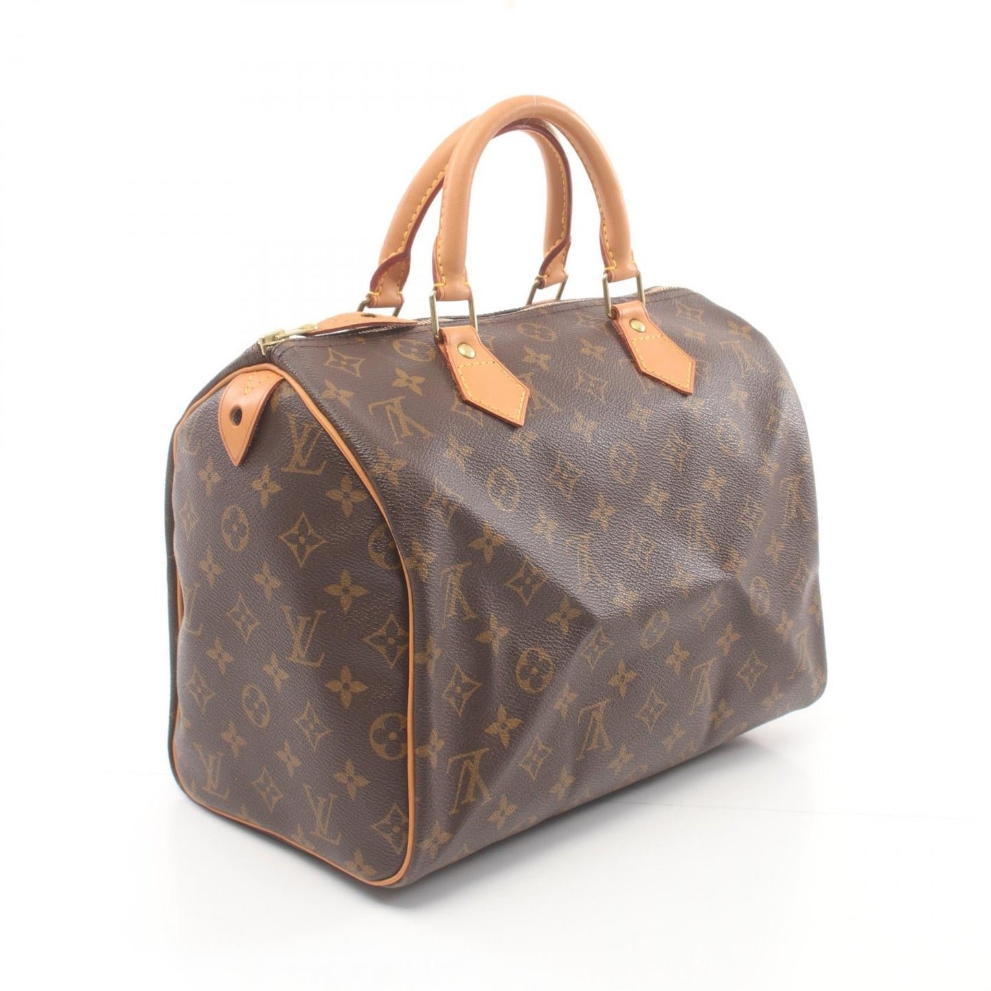 Louis Vuitton Speedy 30 Handbag Monogram Brown