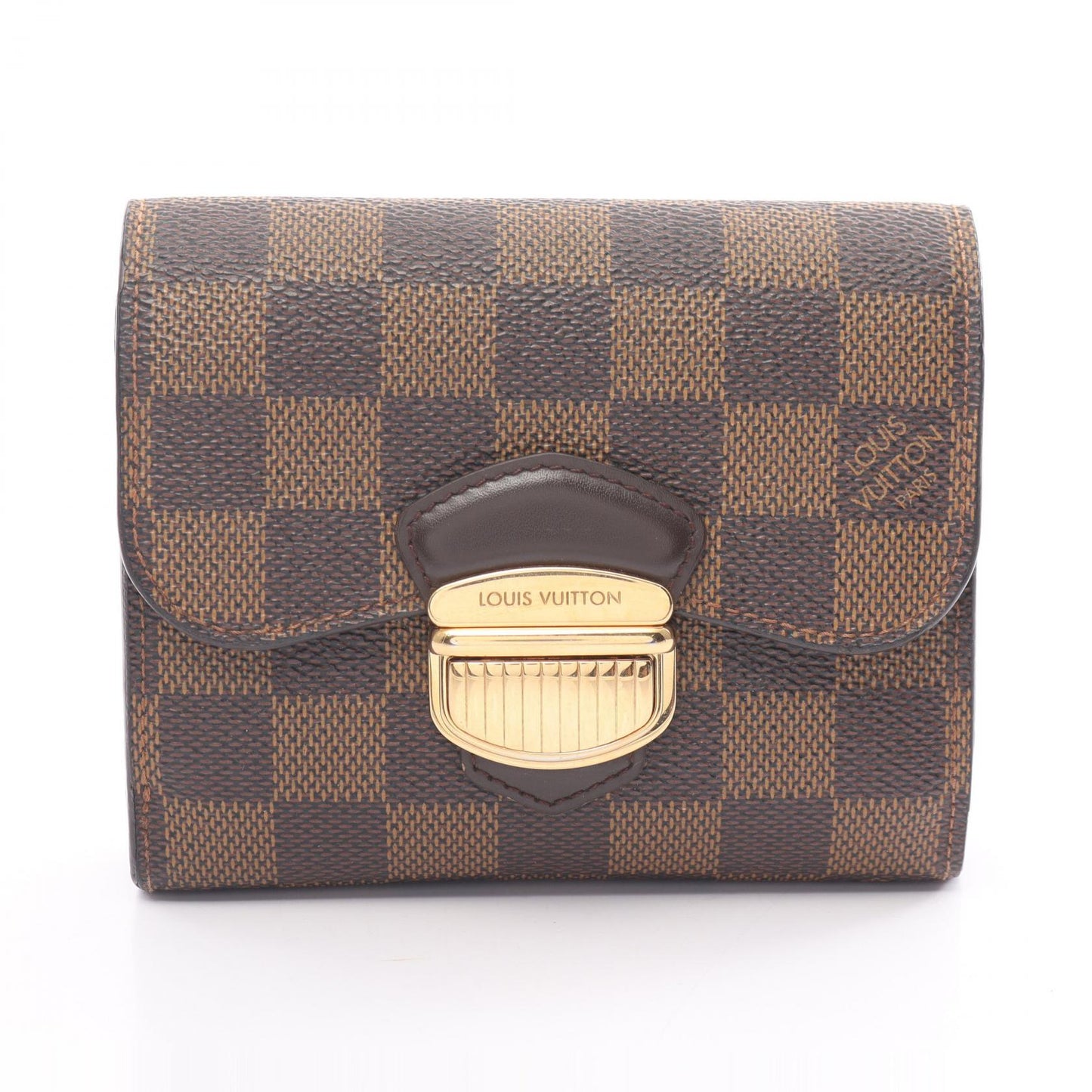 Louis Vuitton Portefeuille Joy  Canvas Short Wallet N60034 in New Condition