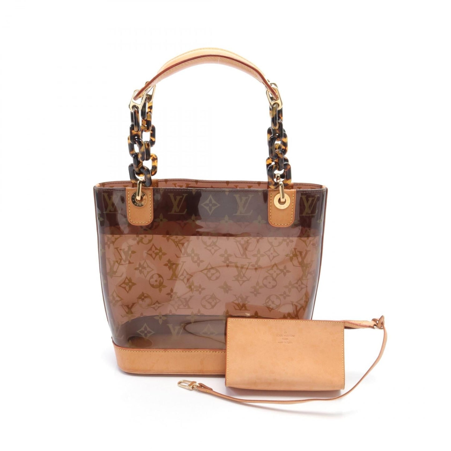 Louis Vuitton Monogram Vinyl Leather Tote Bag M92502