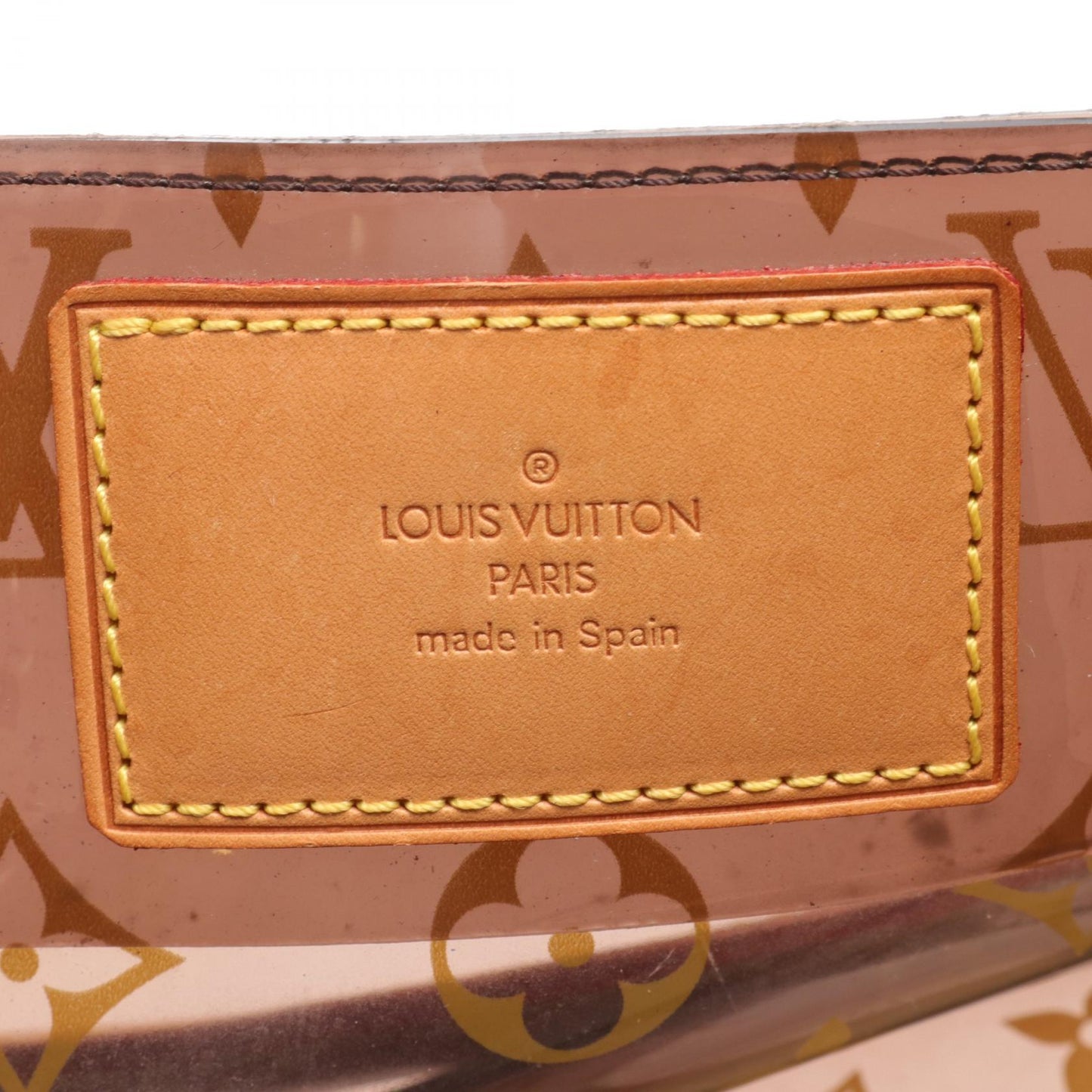 Louis Vuitton Monogram Vinyl Leather Tote Bag M92502