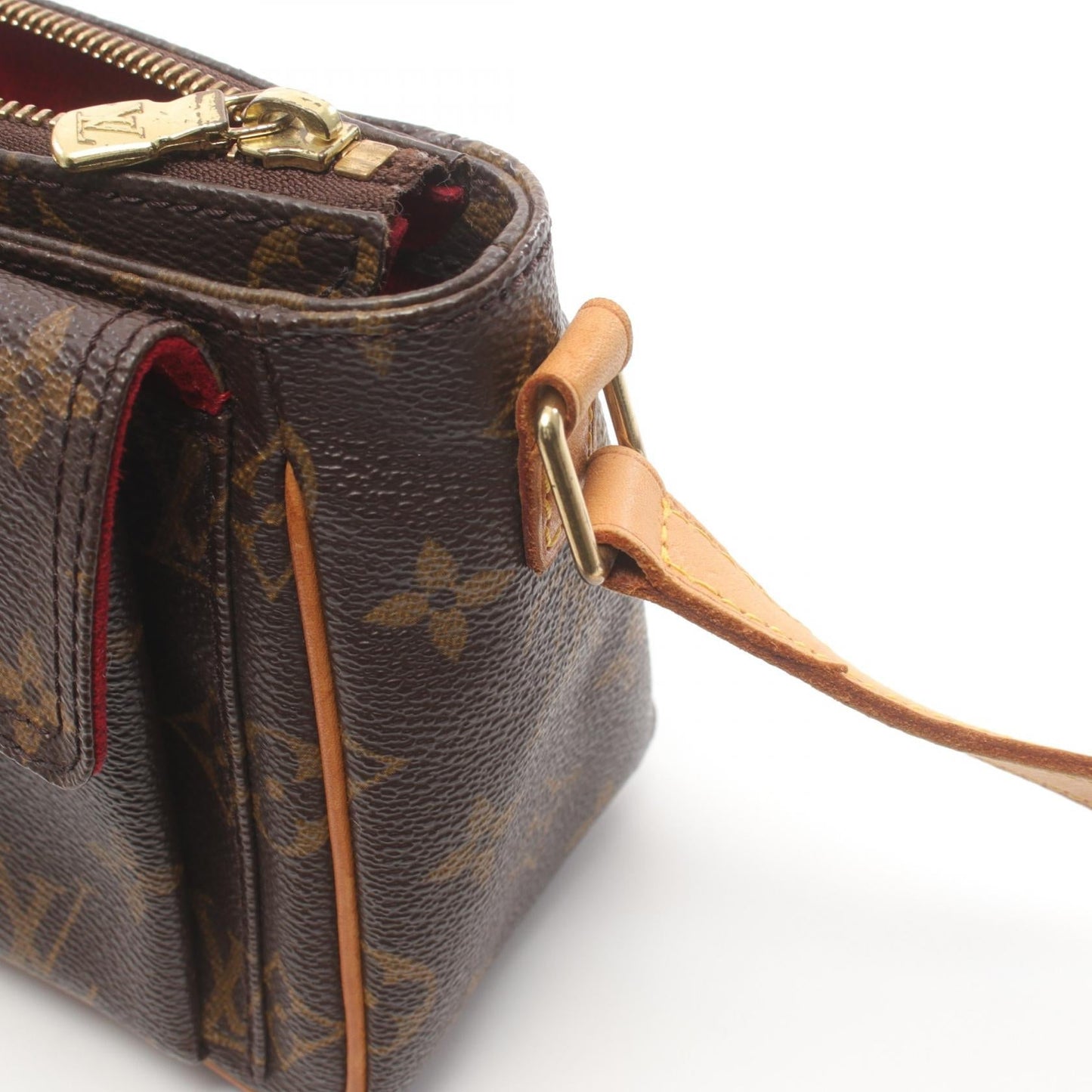 Louis Vuitton Vivacite PM Shoulder Bag Brown