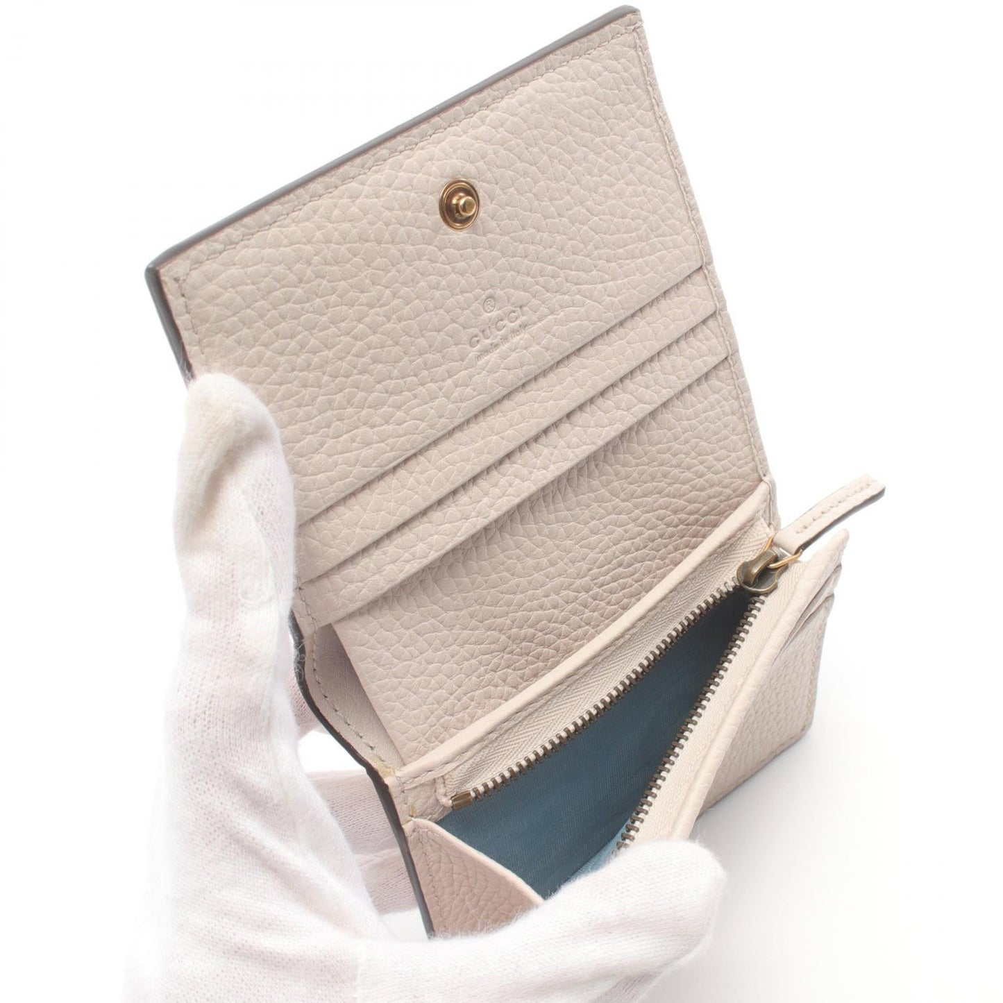 Luxury Gucci Trending 2025 Interlocking G Leather Wallet Beige