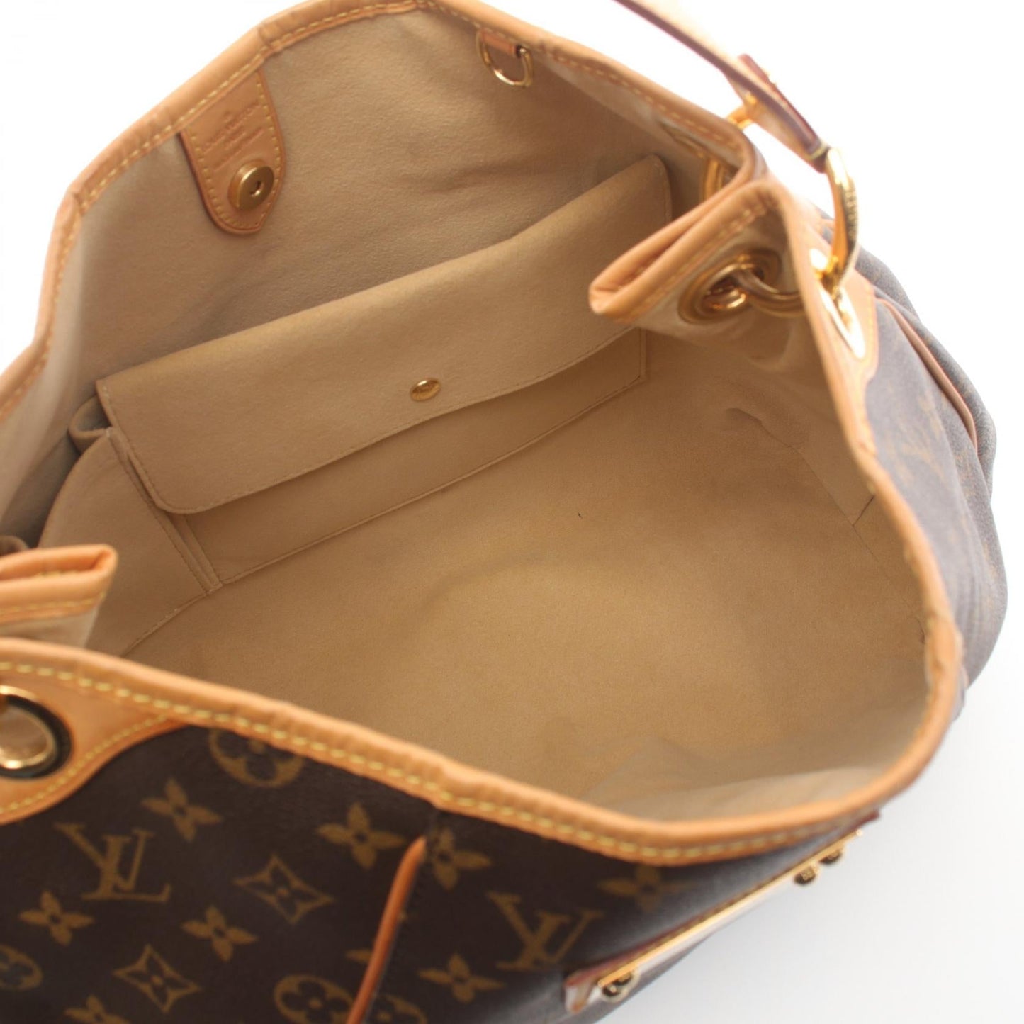Louis Vuitton Galliera PM Shoulder Bag Brown