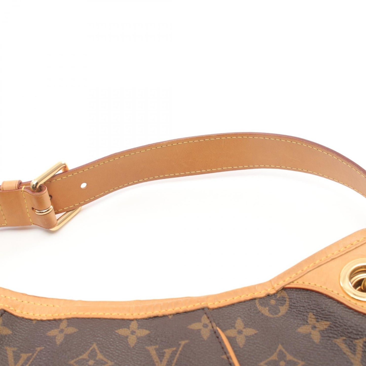 Louis Vuitton Galliera PM Shoulder Bag Brown