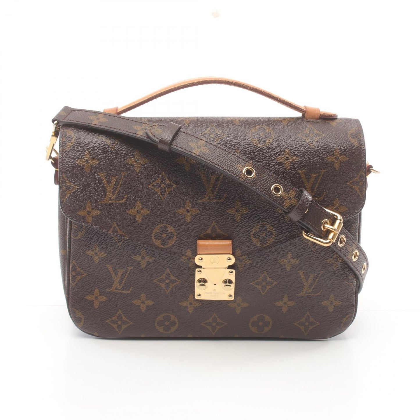 Louis Vuitton Pochette Metis MM Handbag Brown M44875