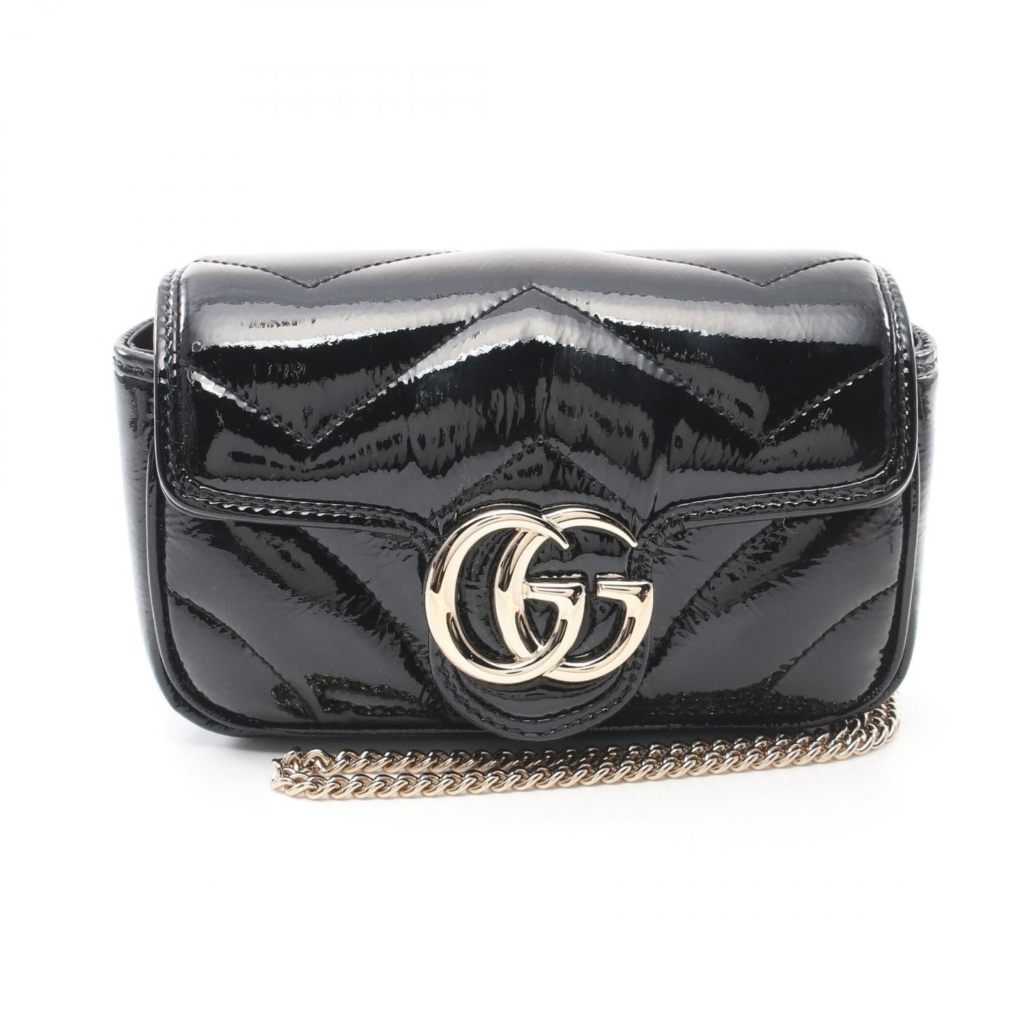 Luxury Gucci Trending 2025 GG Marmont Super Mini Leather Bag