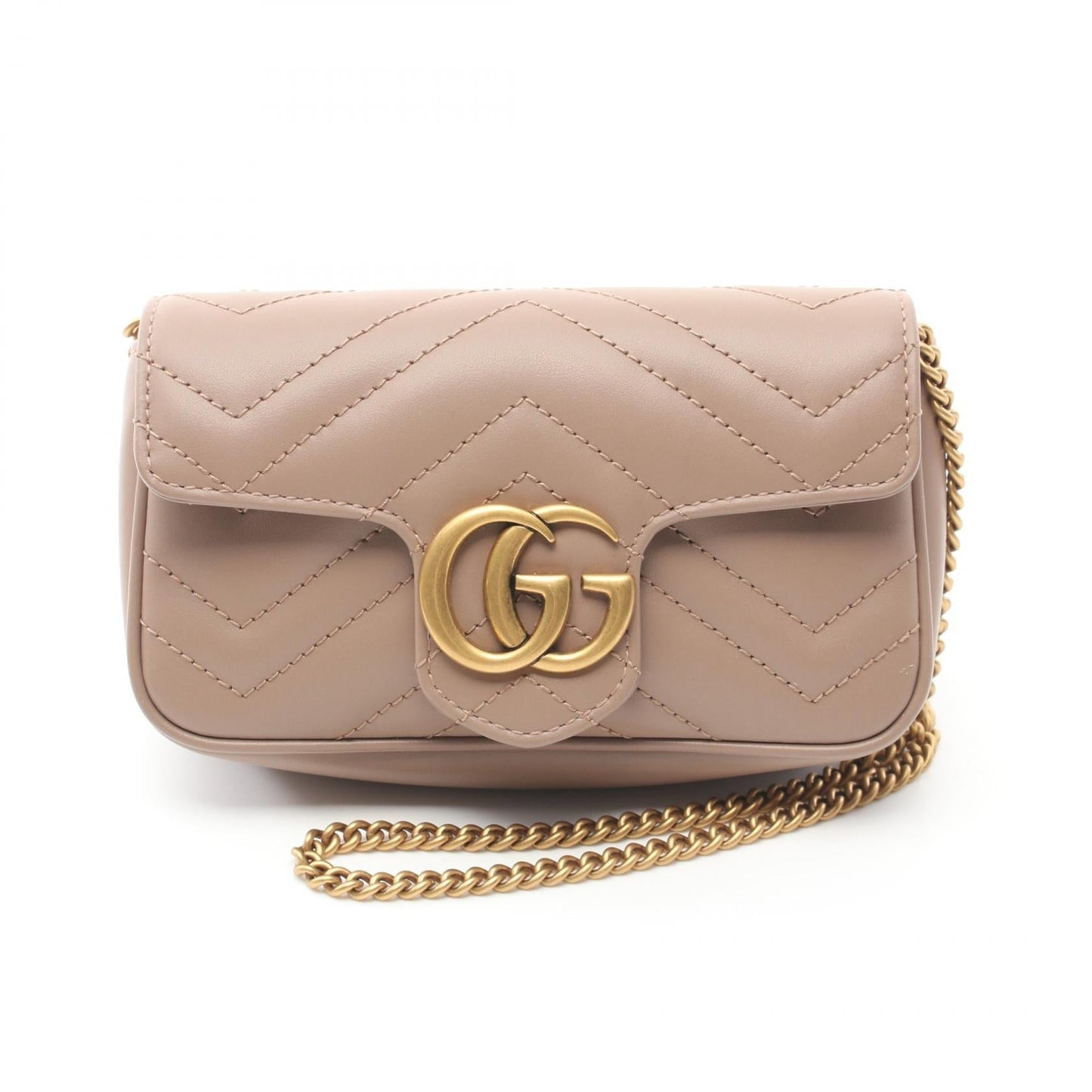 Luxury Gucci Trending 2025 GG Marmont Super Mini Leather Bag