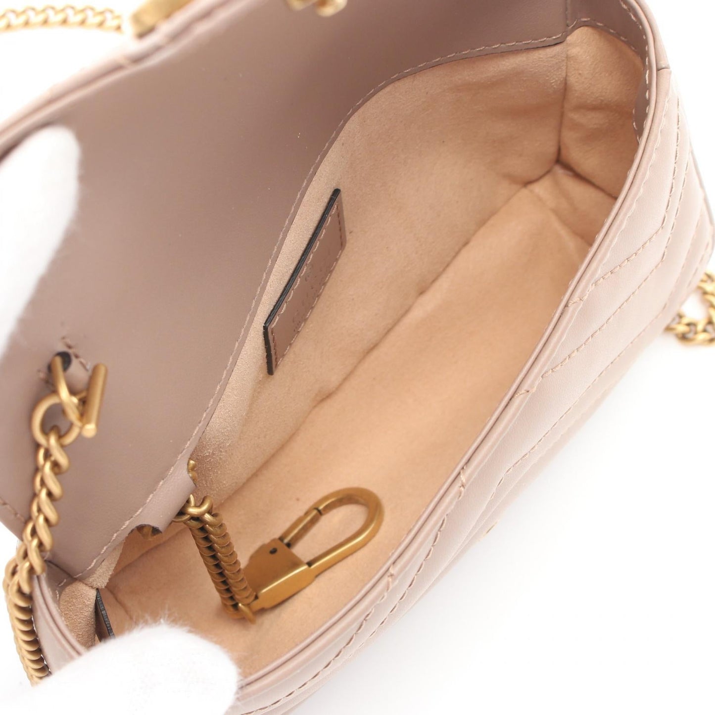 Luxury Gucci Trending 2025 GG Marmont Super Mini Leather Bag