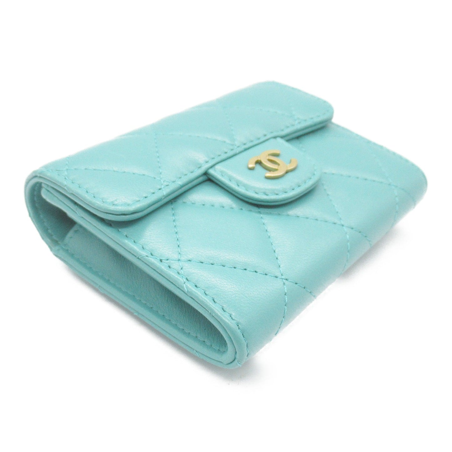 Chanel Lambskin Chain Wallet Shoulder Bag