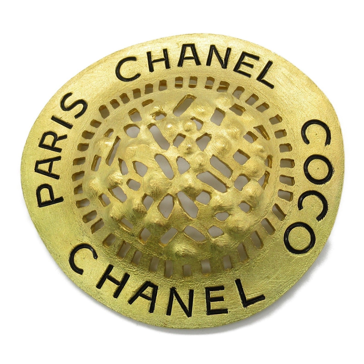 Chanel Gold Plated Brooch