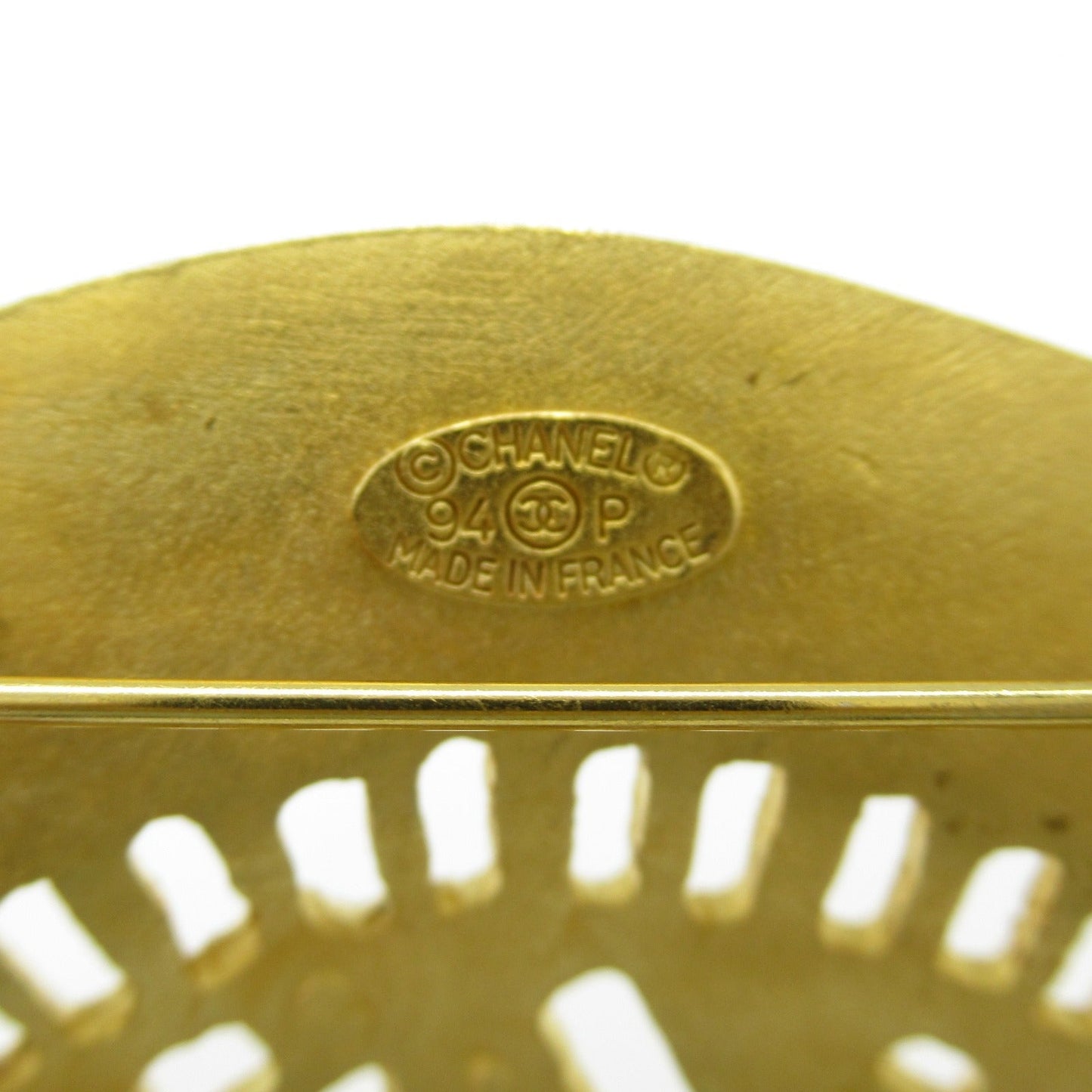 Chanel Gold Plated Brooch