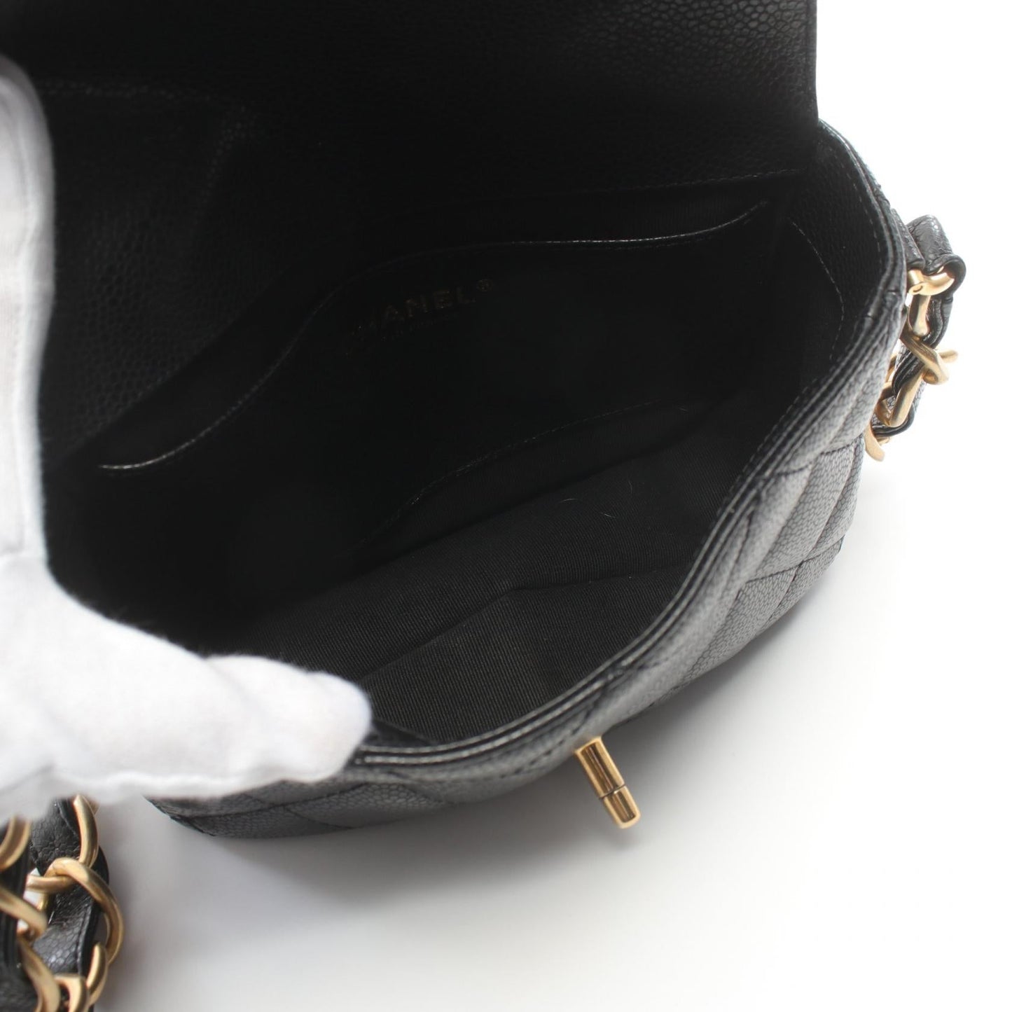 Chanel Mini Matelasse Shoulder Bag Black
