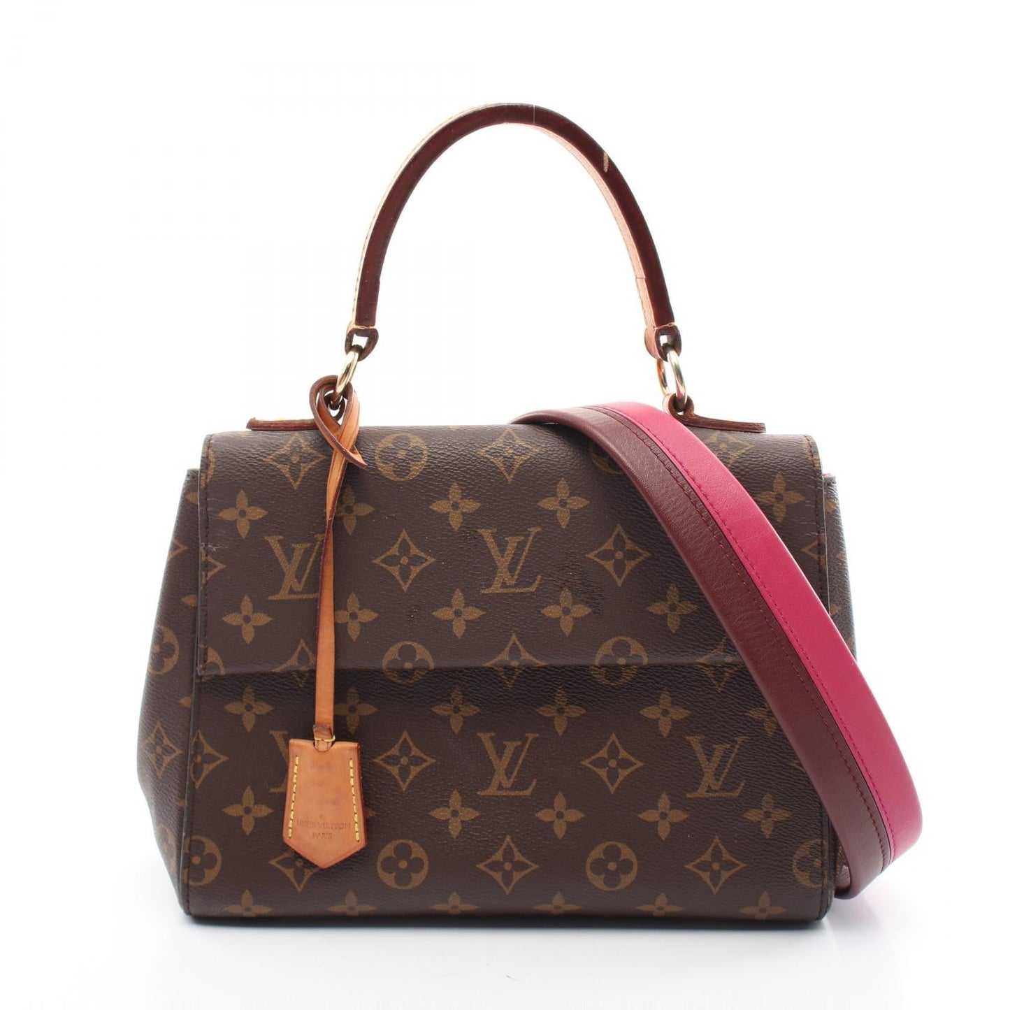 Louis Vuitton Cluny BB Monogram Rose Handbag M42738