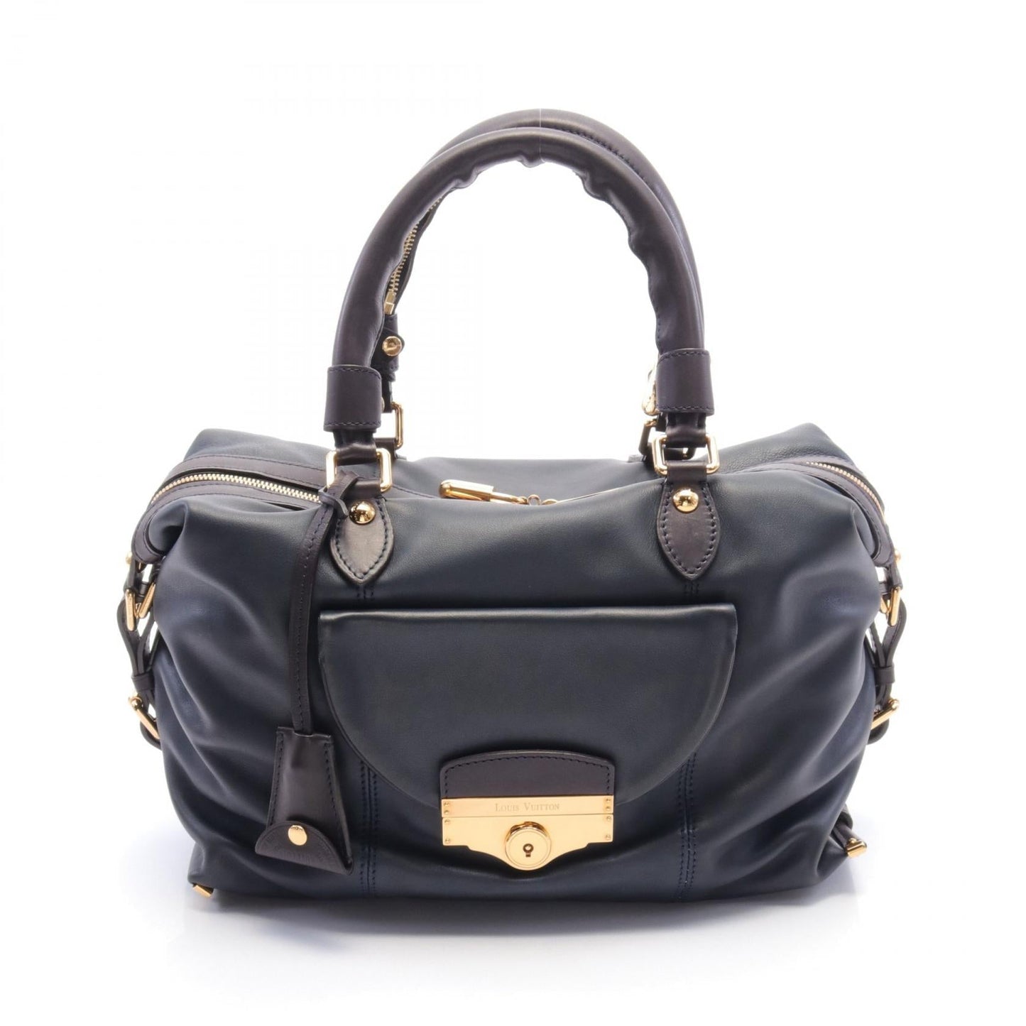 Louis Vuitton Leather Sac Louis Handbag