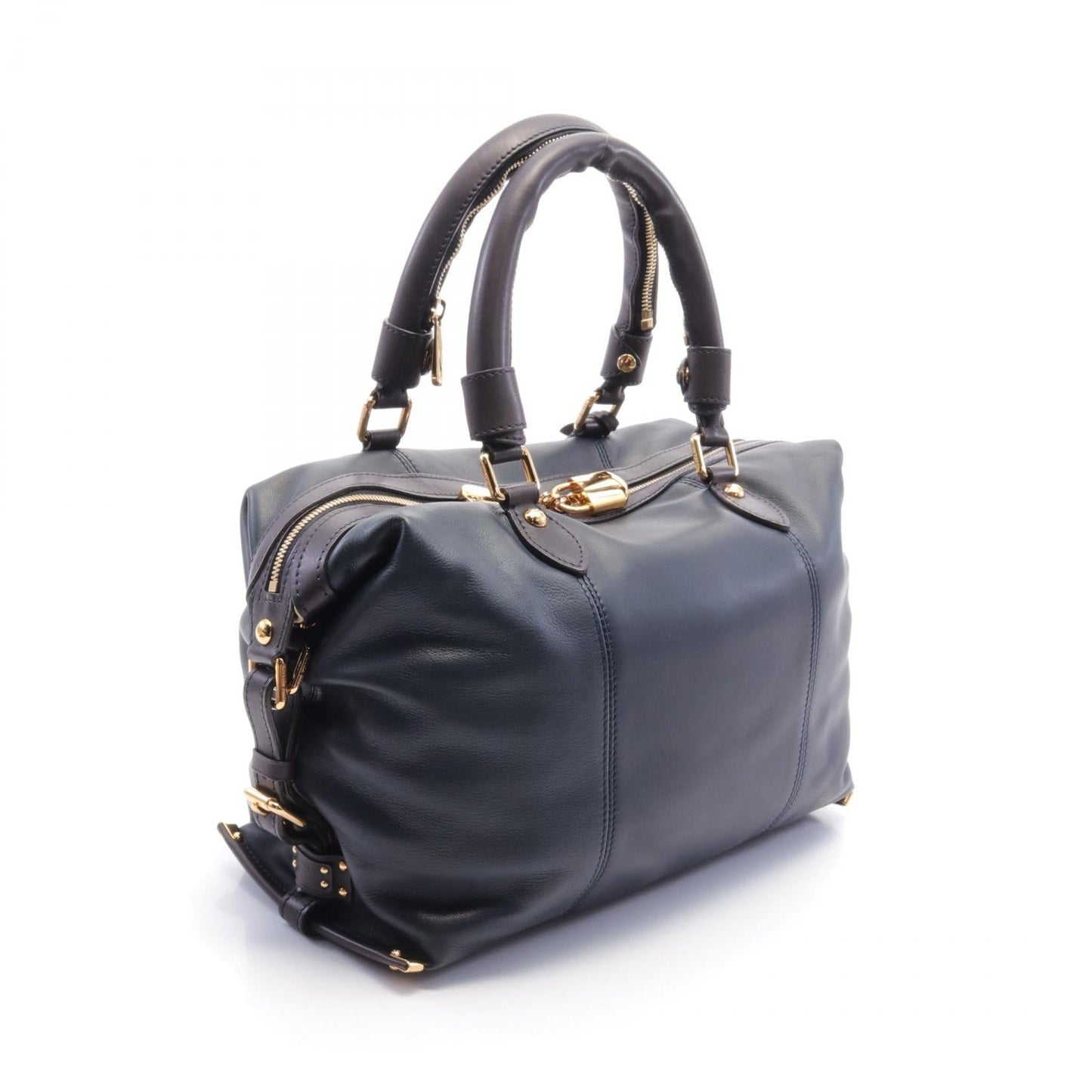 Louis Vuitton Leather Sac Louis Handbag